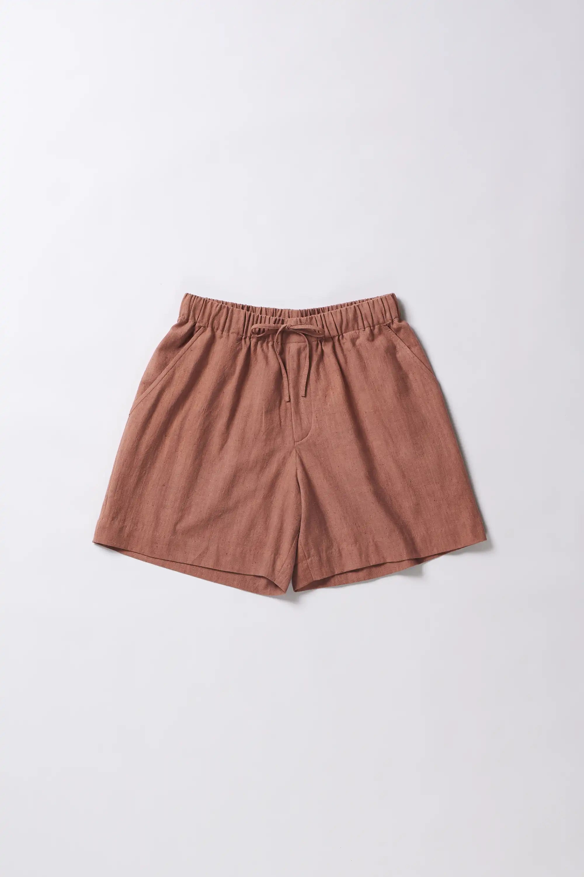 Orange rust summer shorts