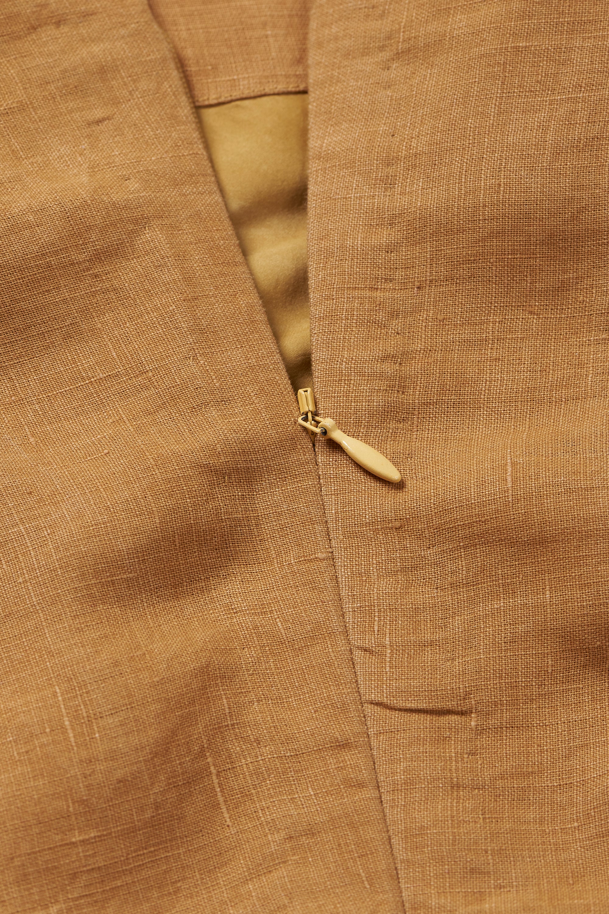LINEN SIDE TIE UP DRESS