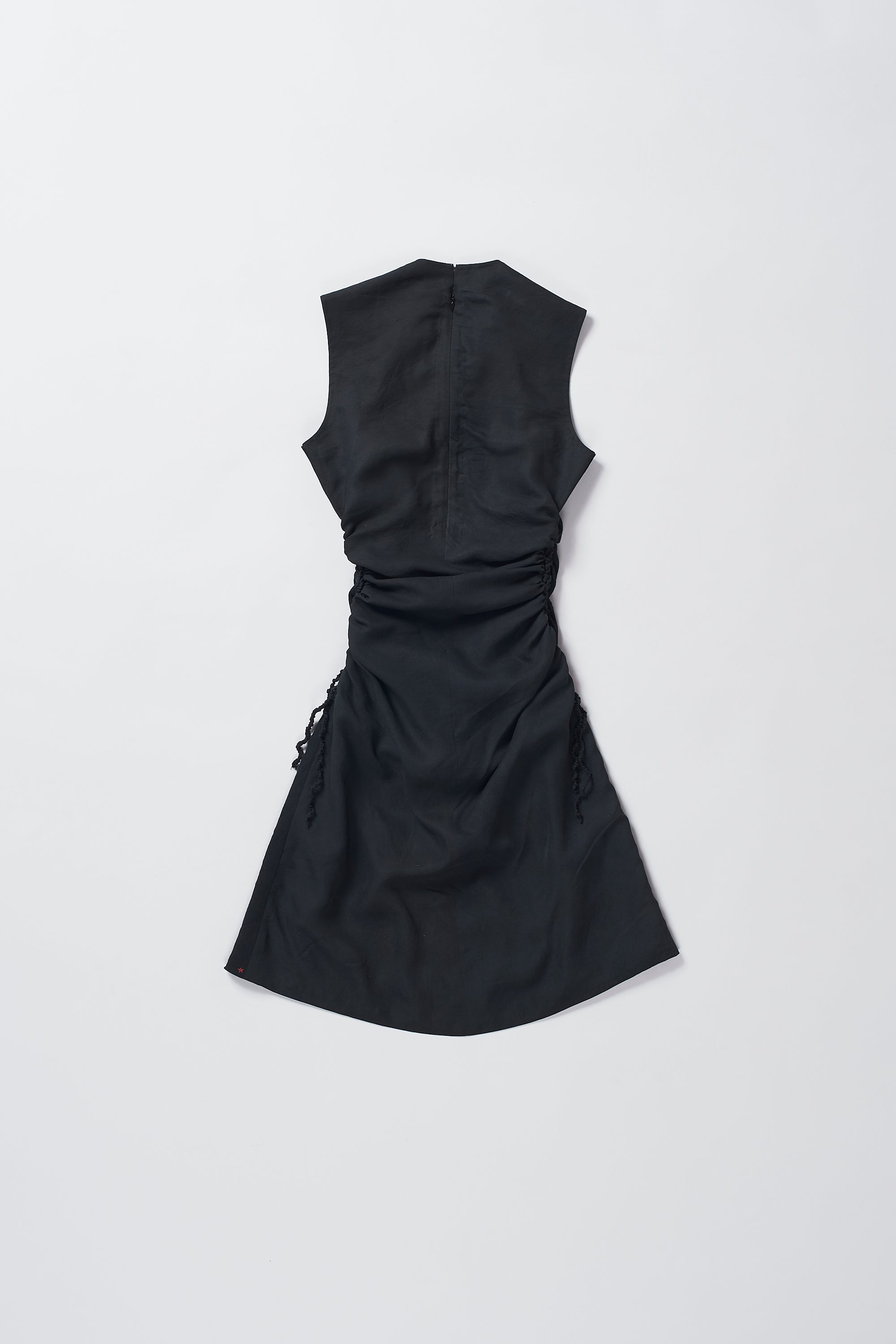 SILK SIDE TIE UP DRESS