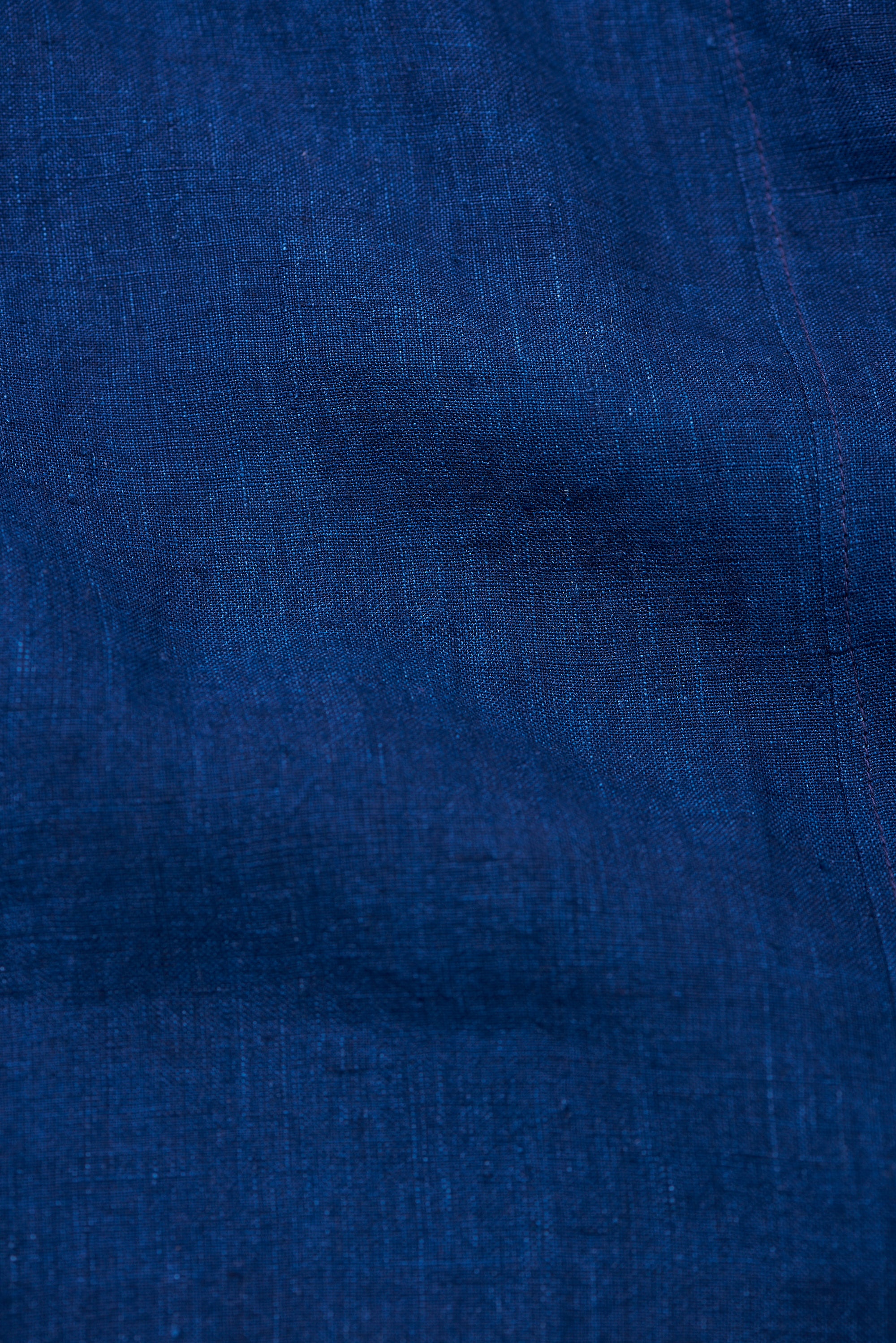 LINEN SHIRT IN NATURAL INDIGO
