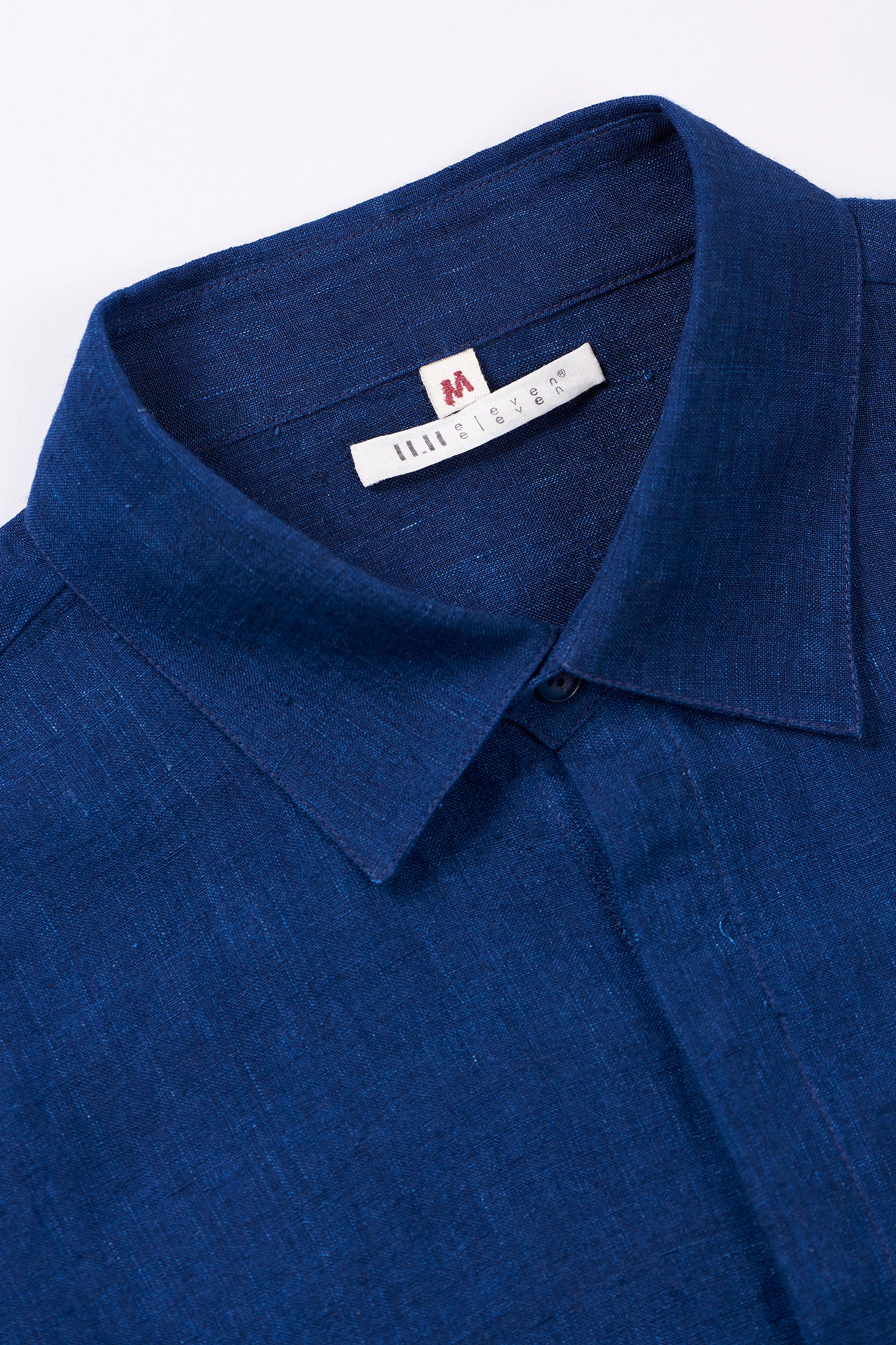 LINEN SHIRT IN NATURAL INDIGO