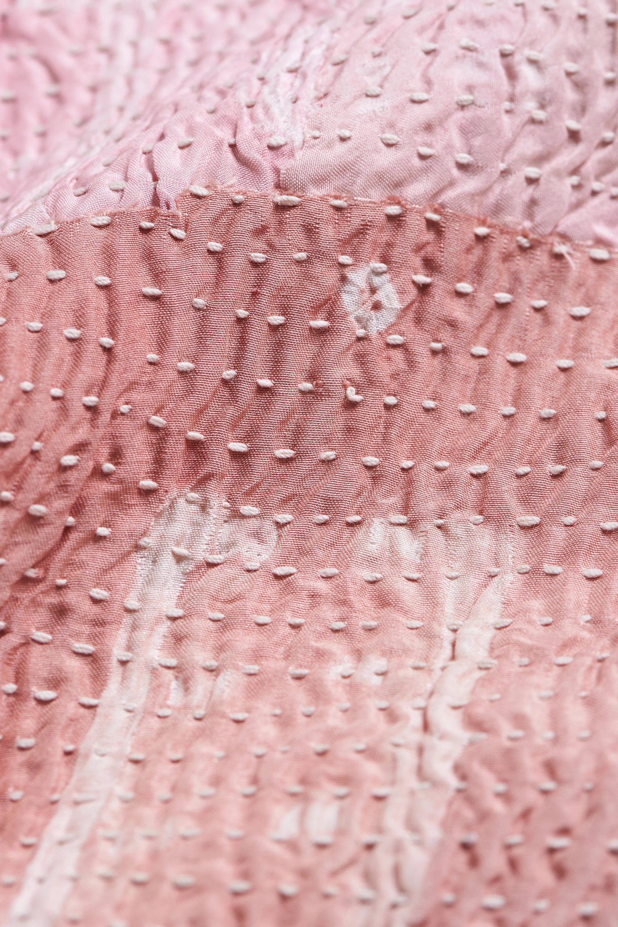 Chalk Pink Placemat with Kantha