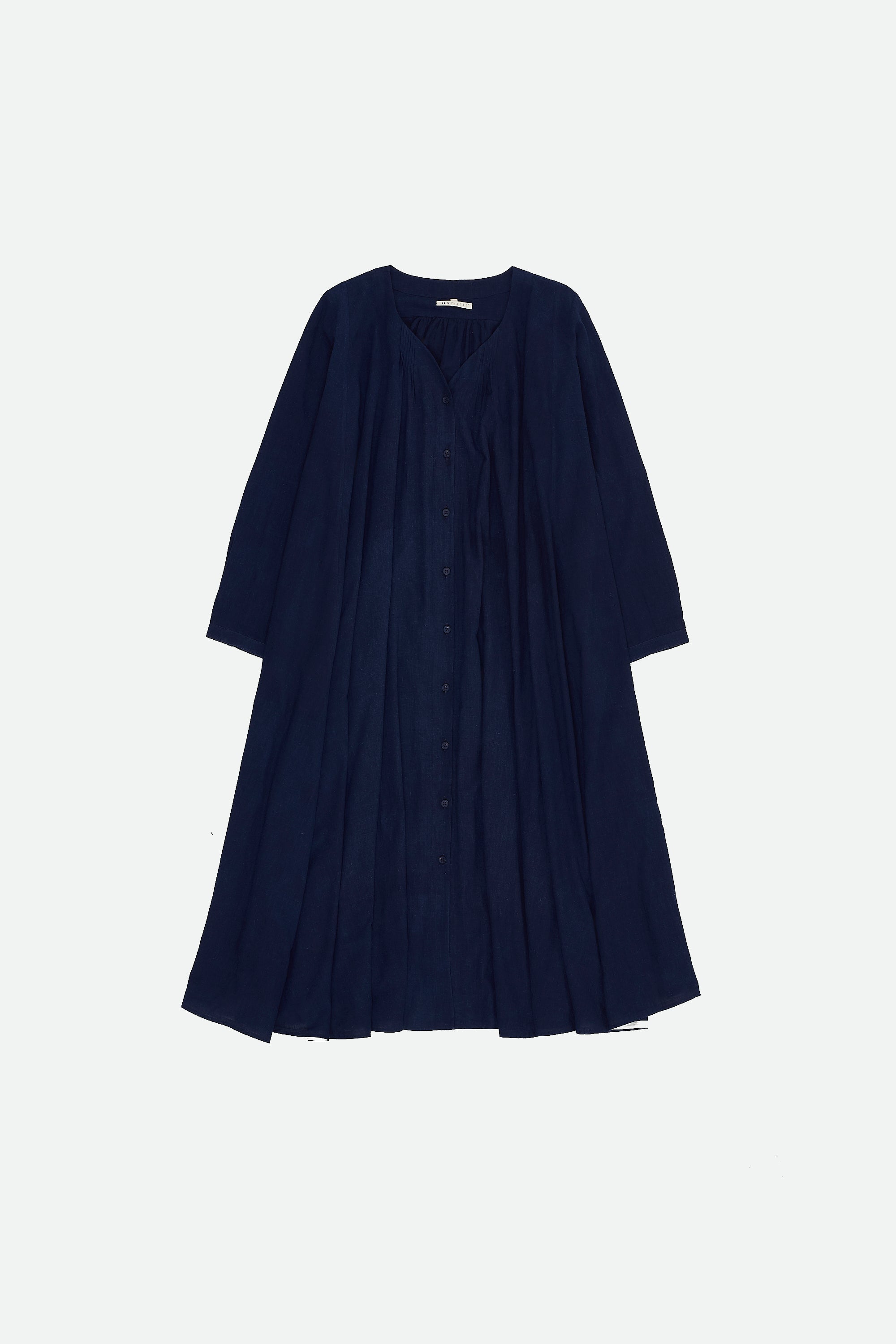 INDIGO DYED STATEMENT SUMMER DRESS