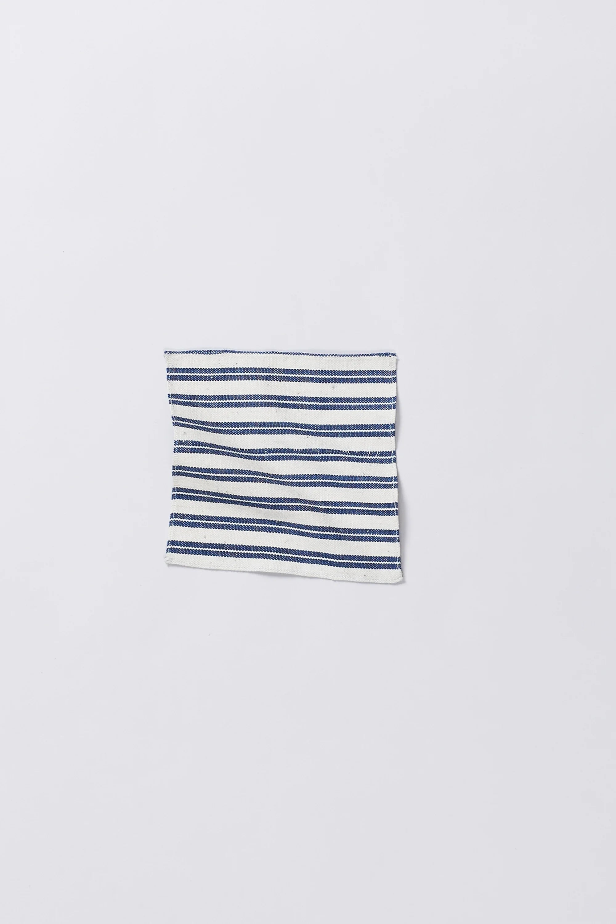 Yarn Dyed Pocket Square in Medium indigo