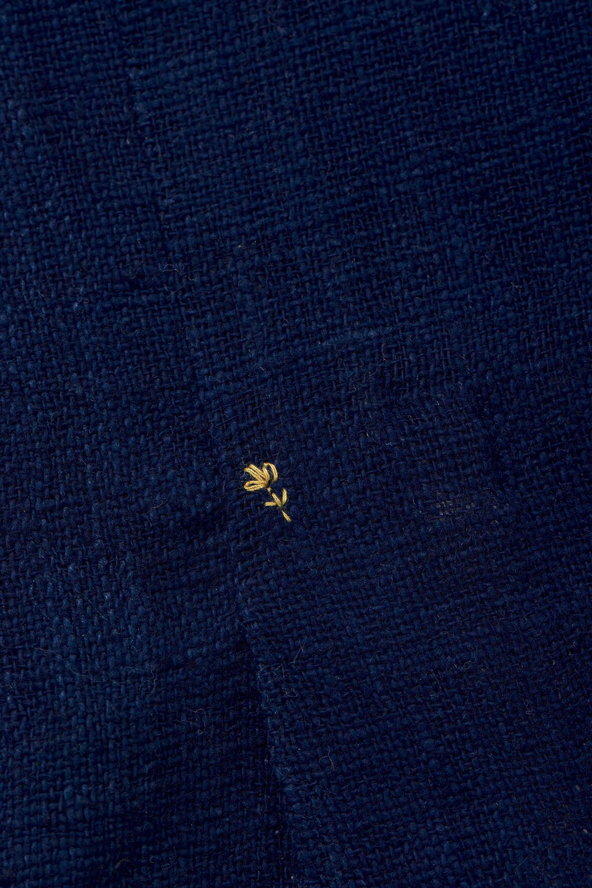 COTTON JACKET IN NATURAL INDIGO