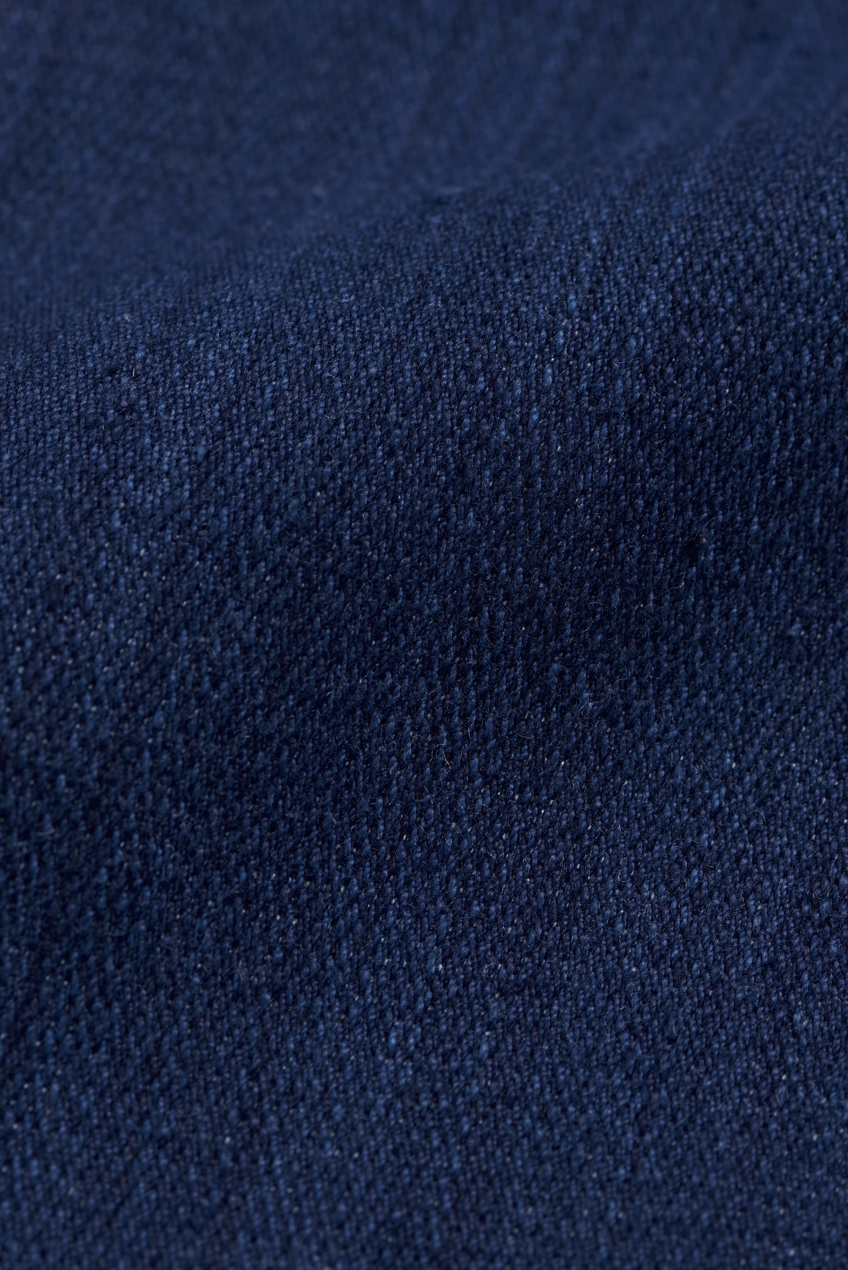 INDIGO DENIM PLEATED TROUSERS