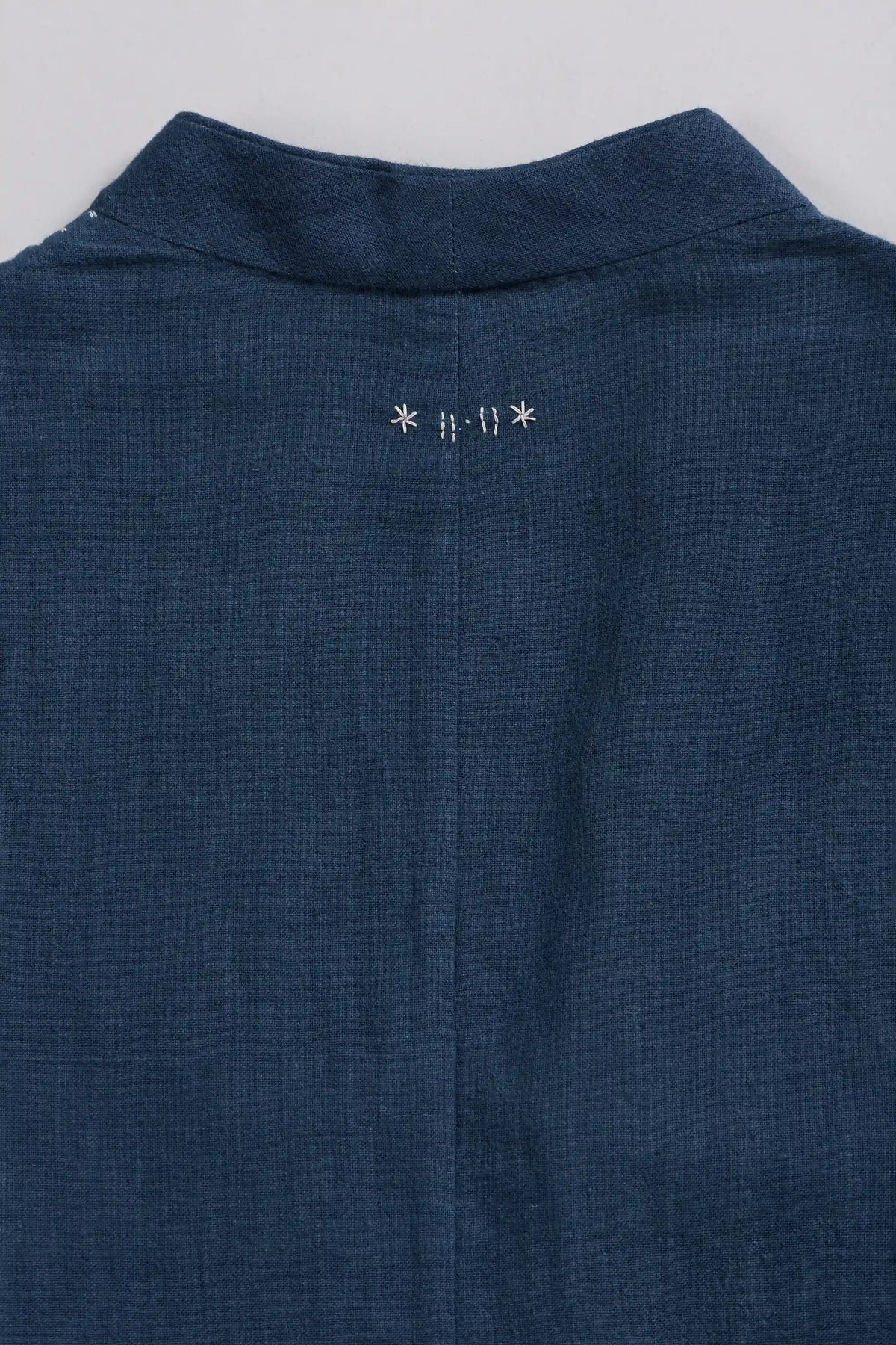 Fabric closeup with hand details