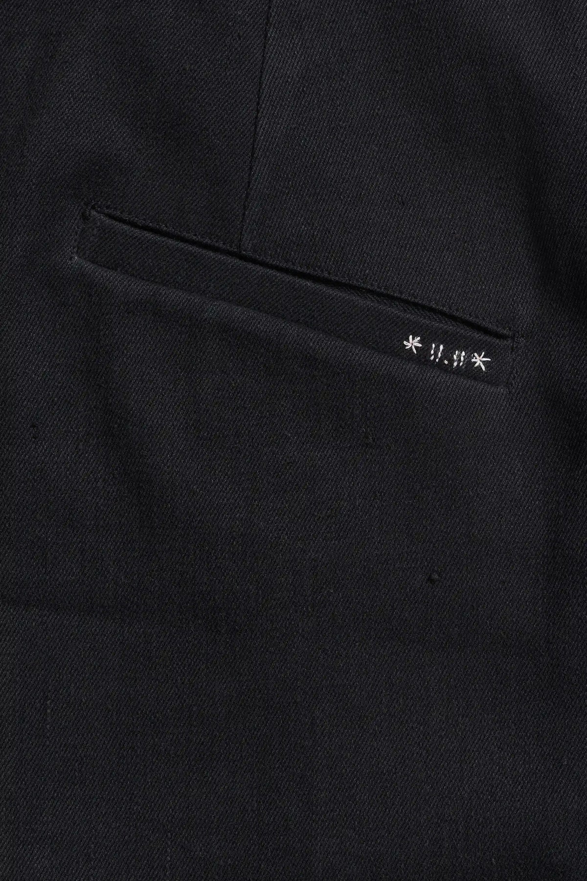 Relaxed Pleated Trousers in Black