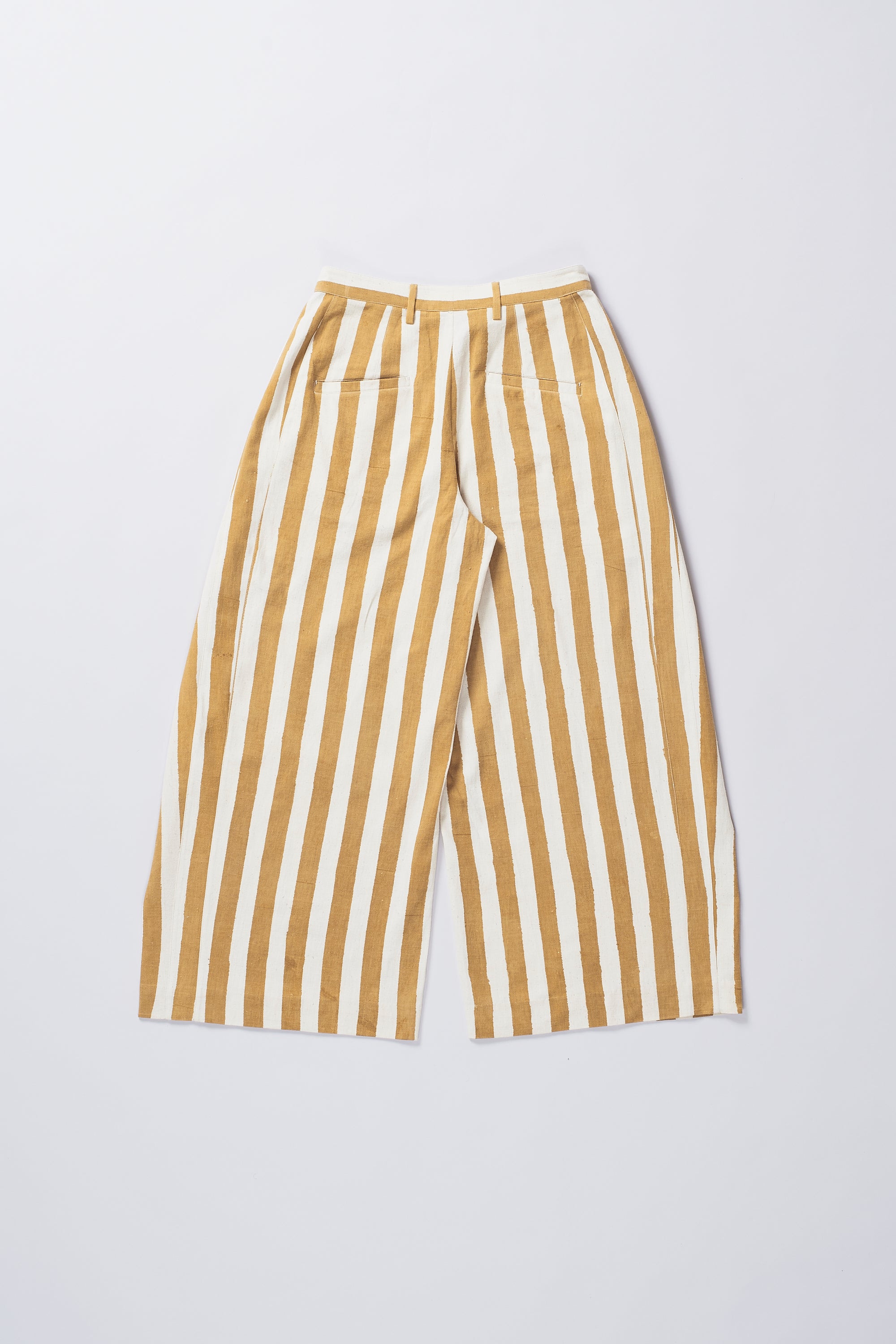 OVERLAP PLEAT TROUSERS IN MUTICOLOURED CHECKS