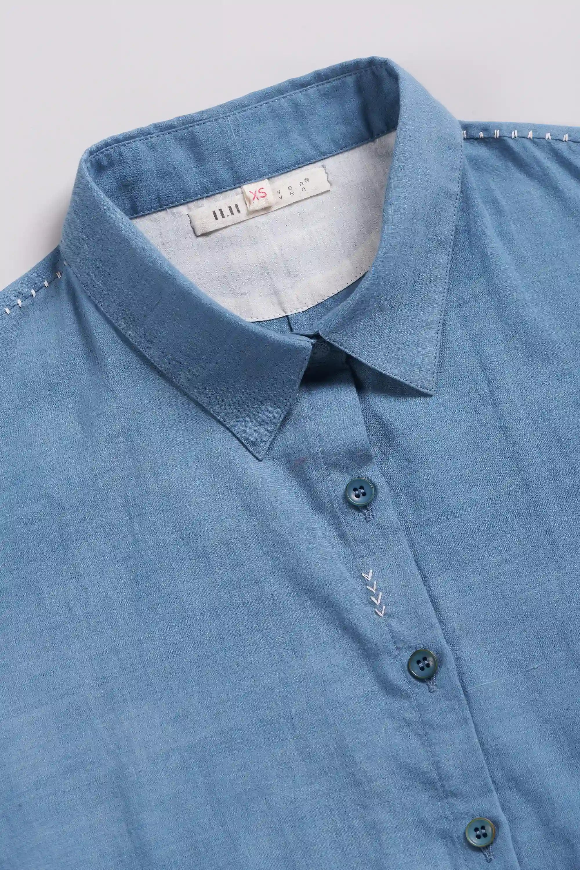 Relaxed Shirt in Powder Blue