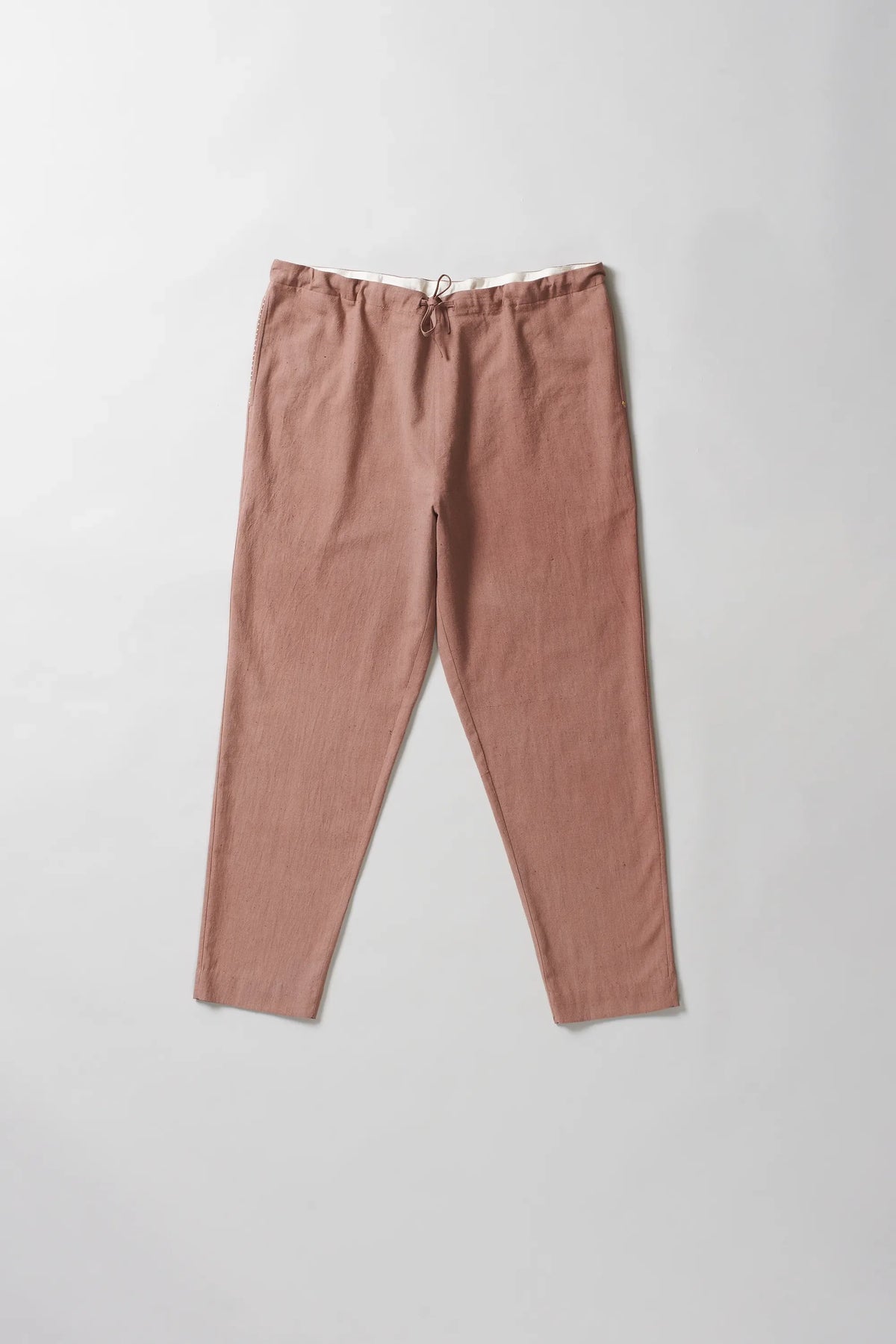 Tapered Drawstring Pants in Old Rose
