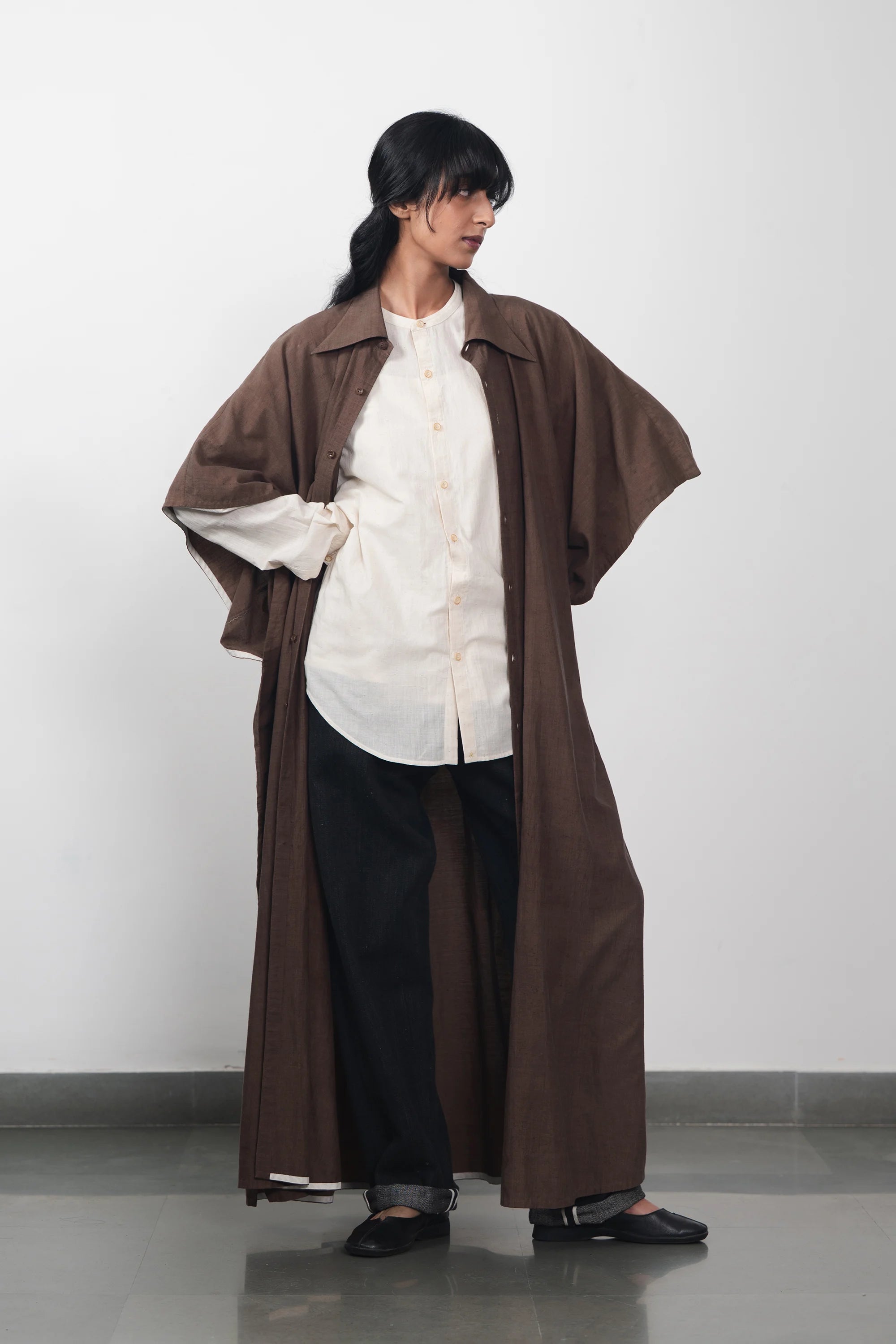 Kaftan in Burnt Umber