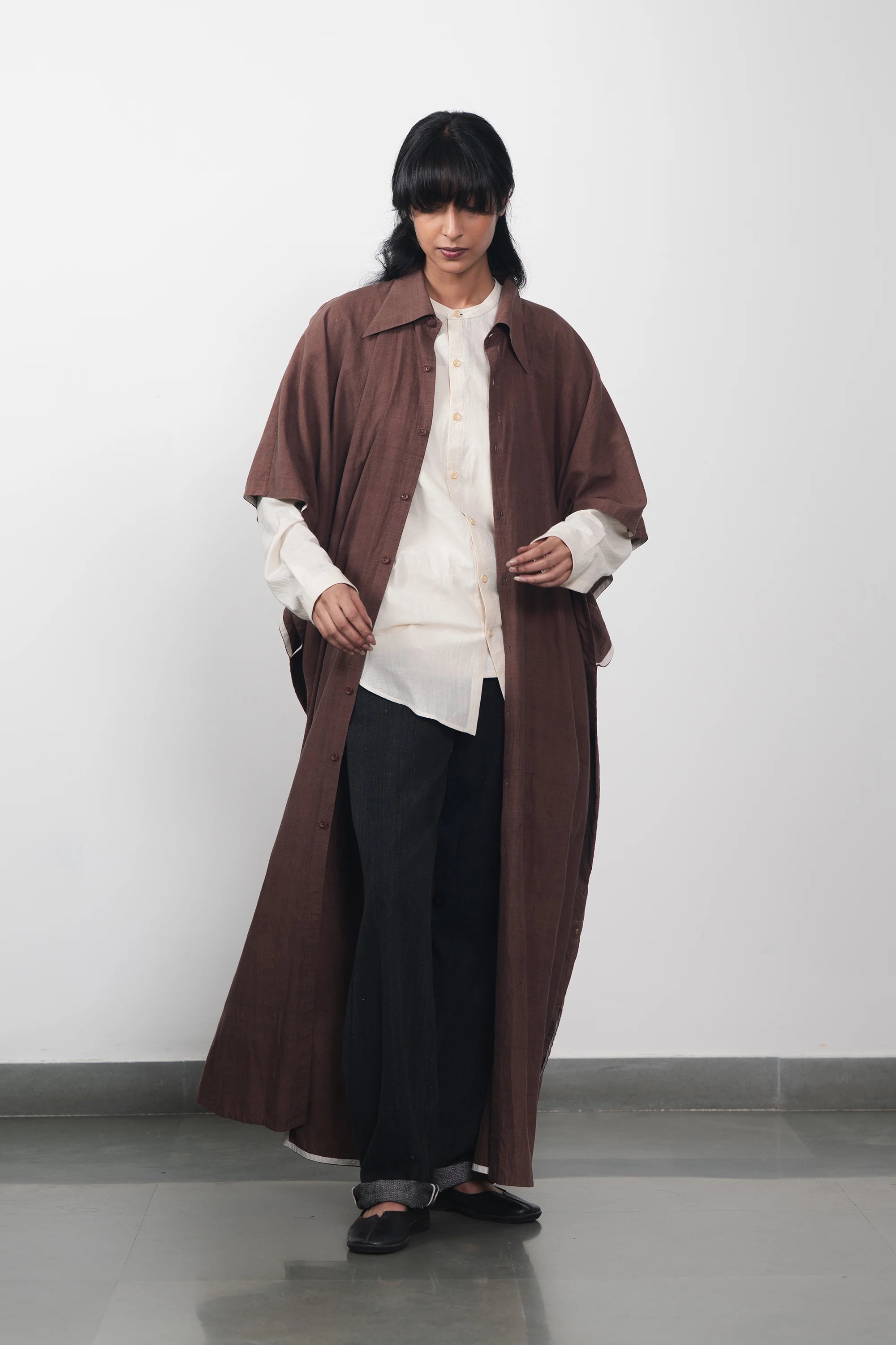 Kaftan in Burnt Umber