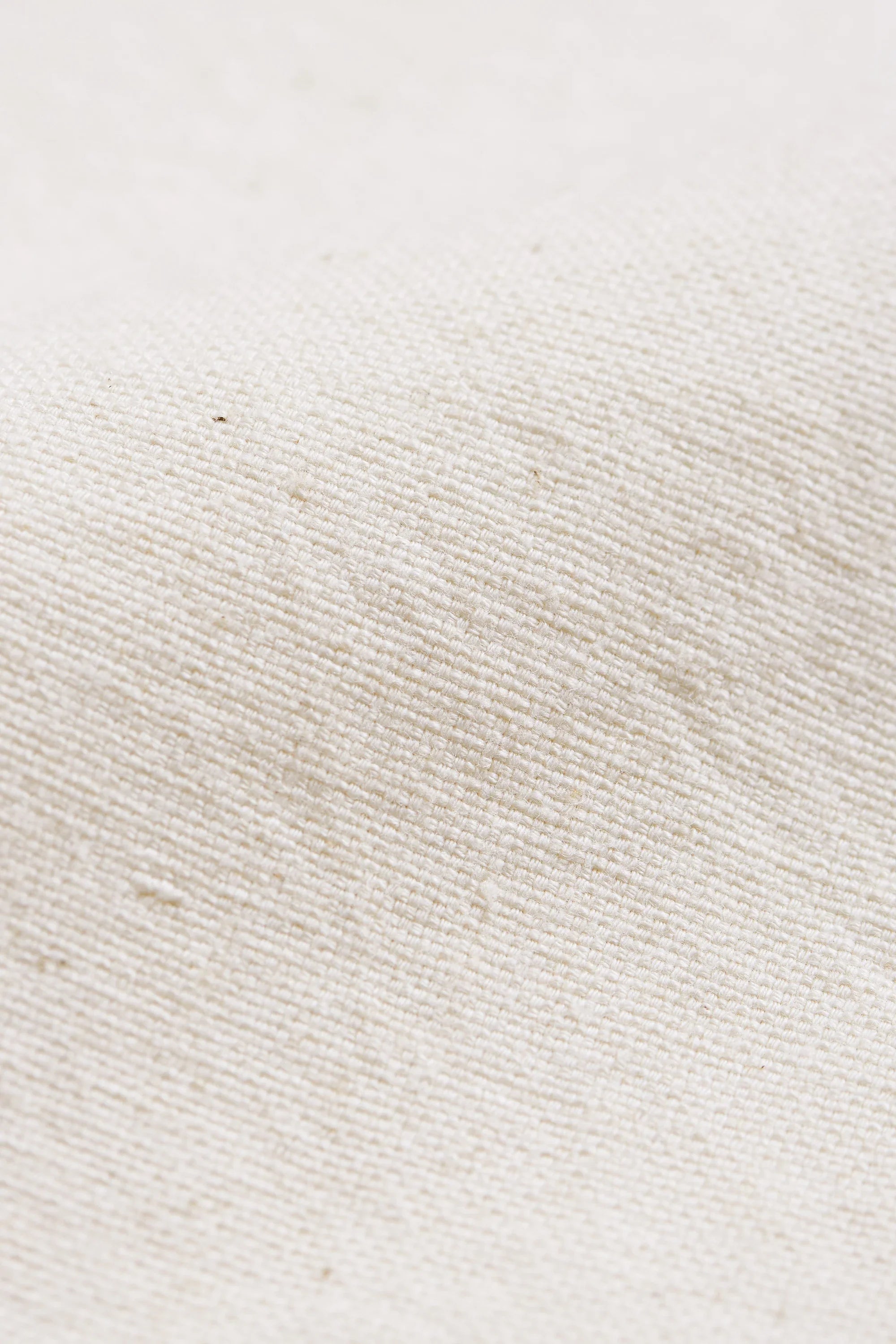 Close-up of a ecru fabric 