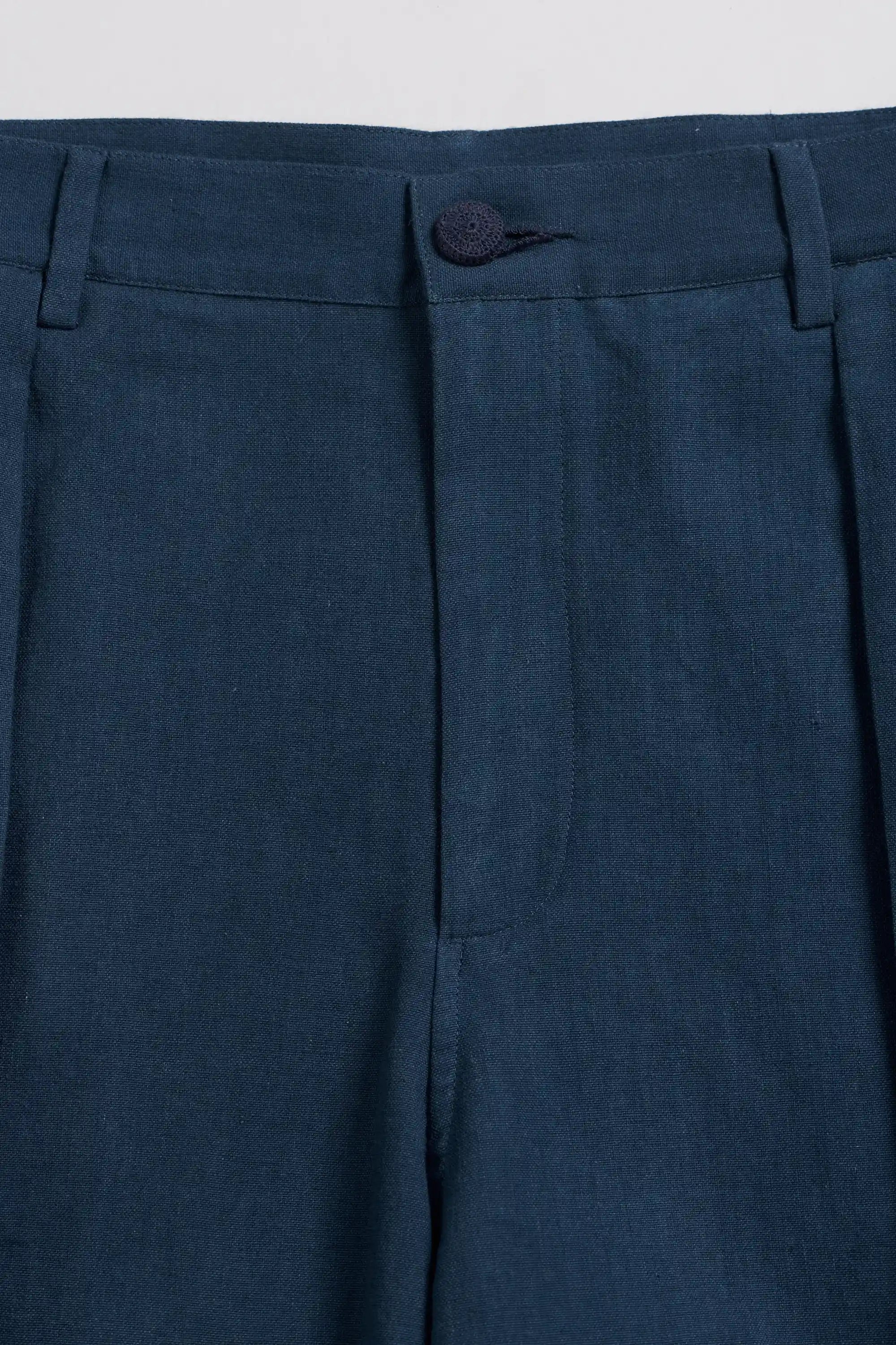 Fabric close-up with button