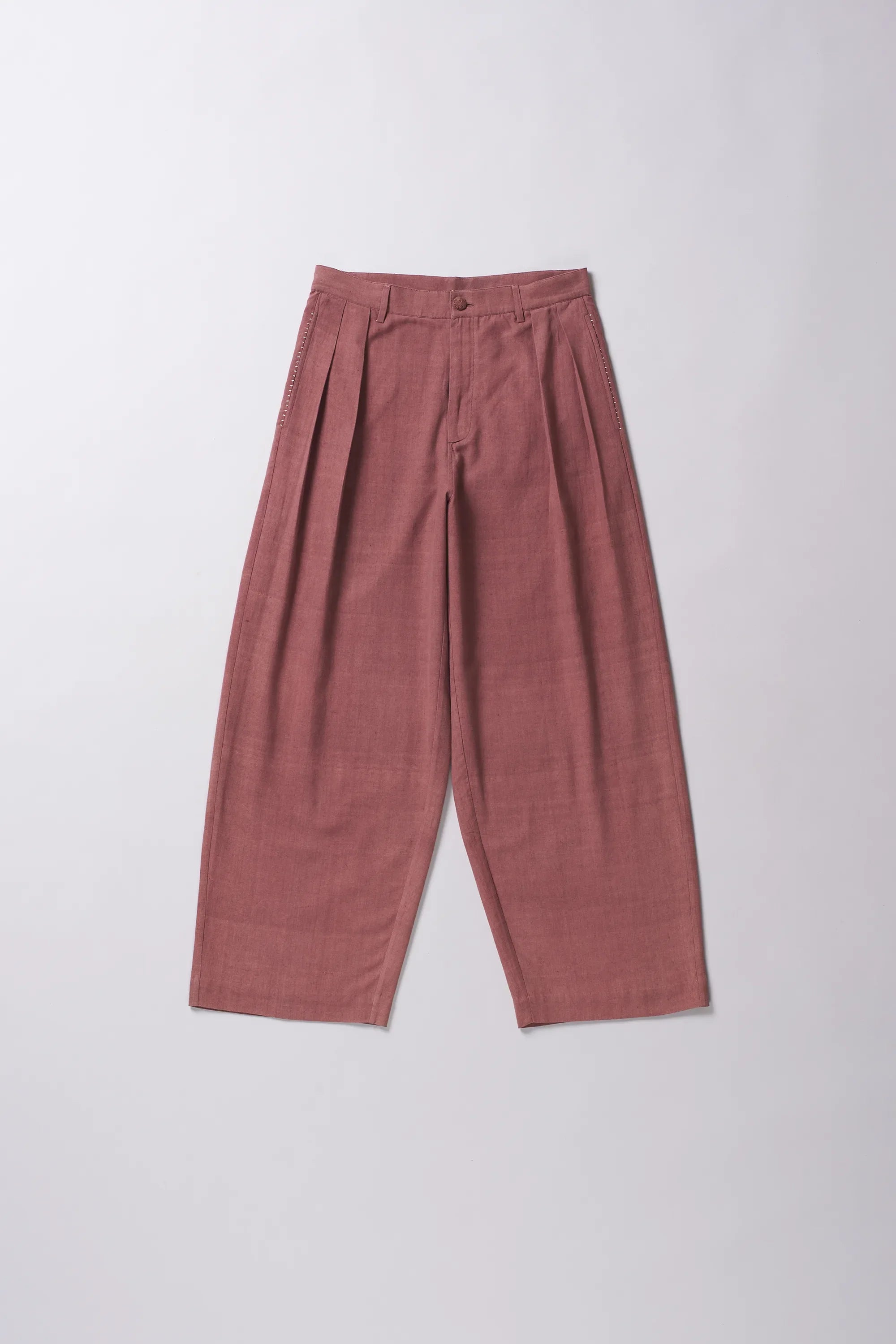 Rouge pink pant with hand detail