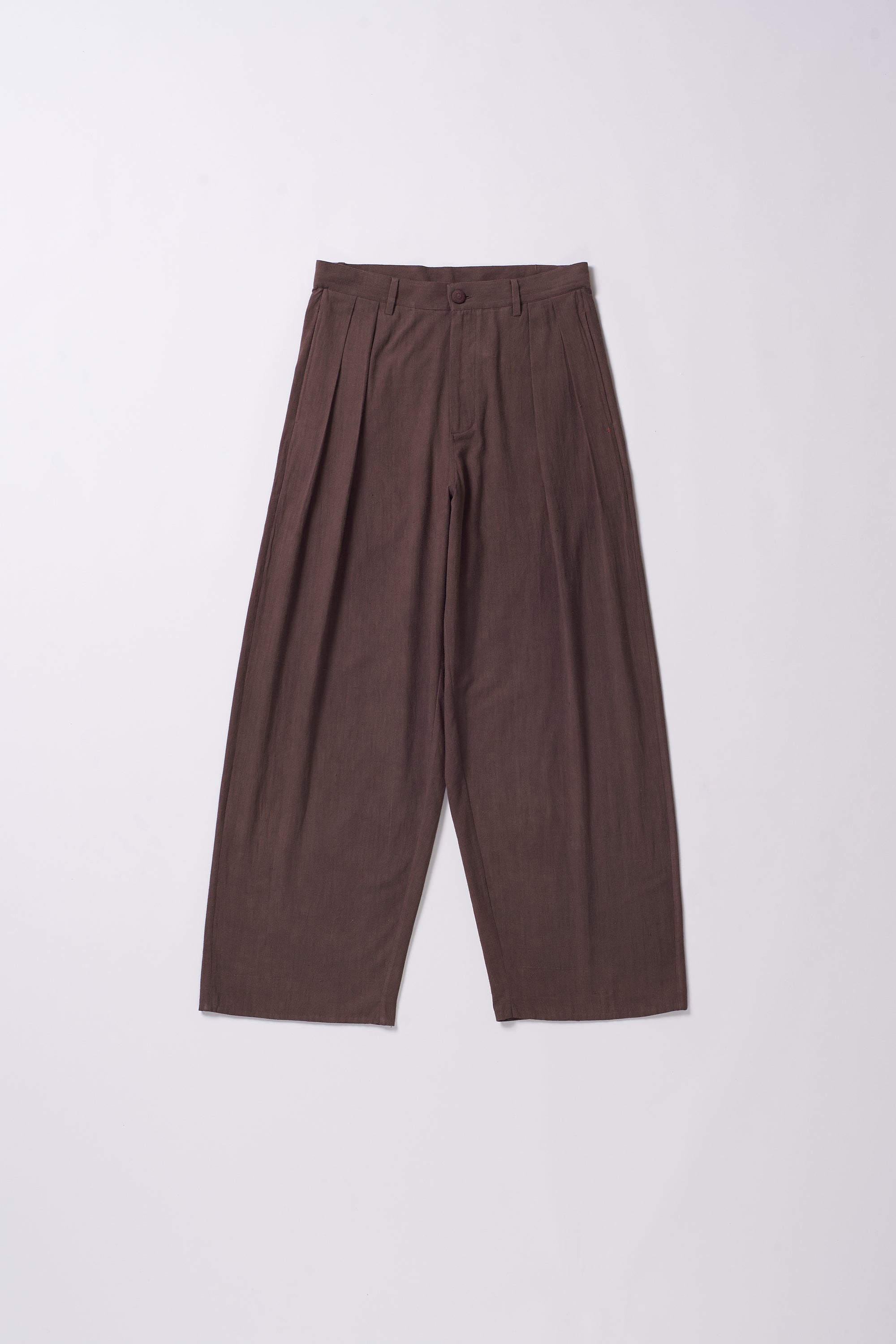 PLEATED COTTON PANT