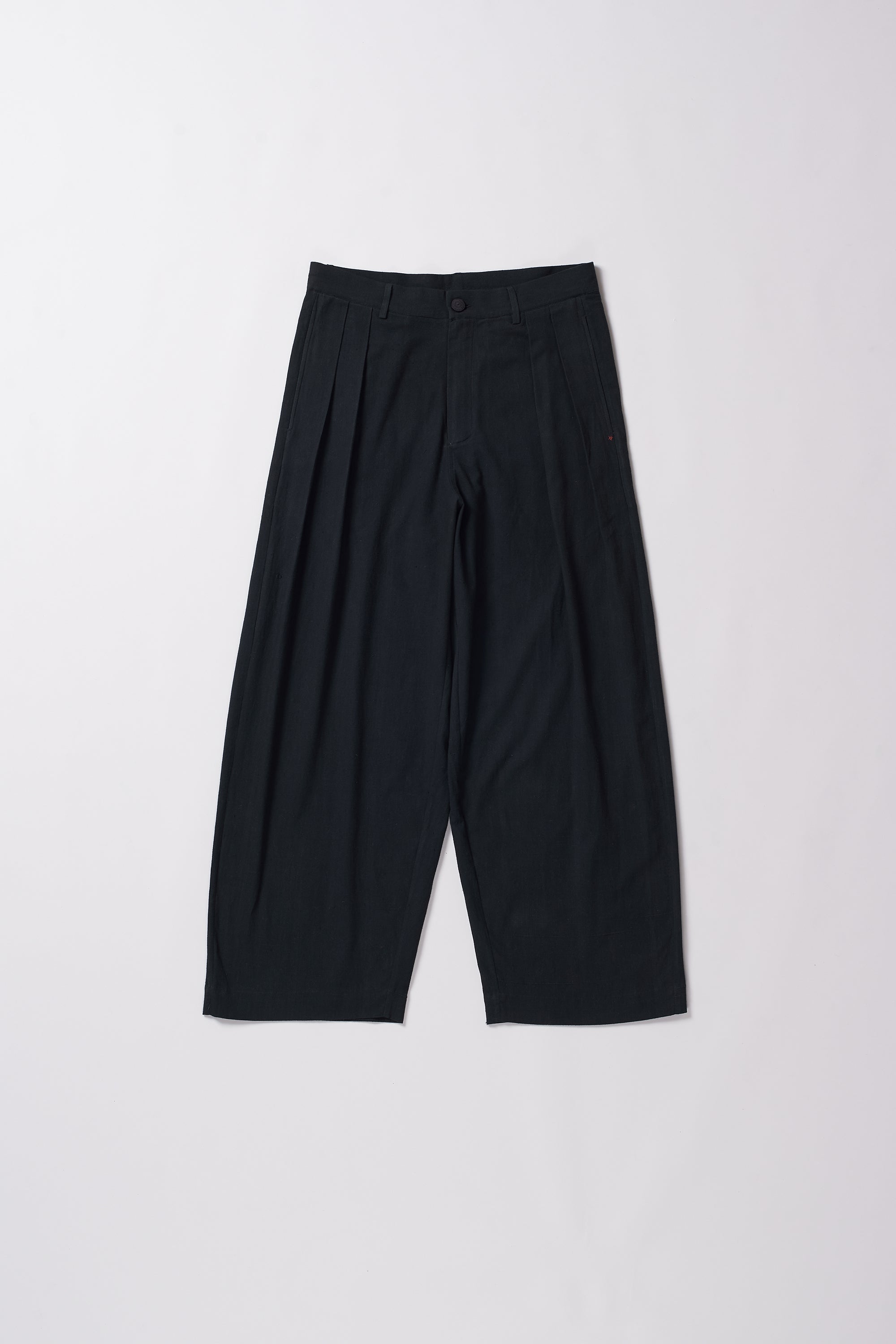 PLEATED COTTON PANT