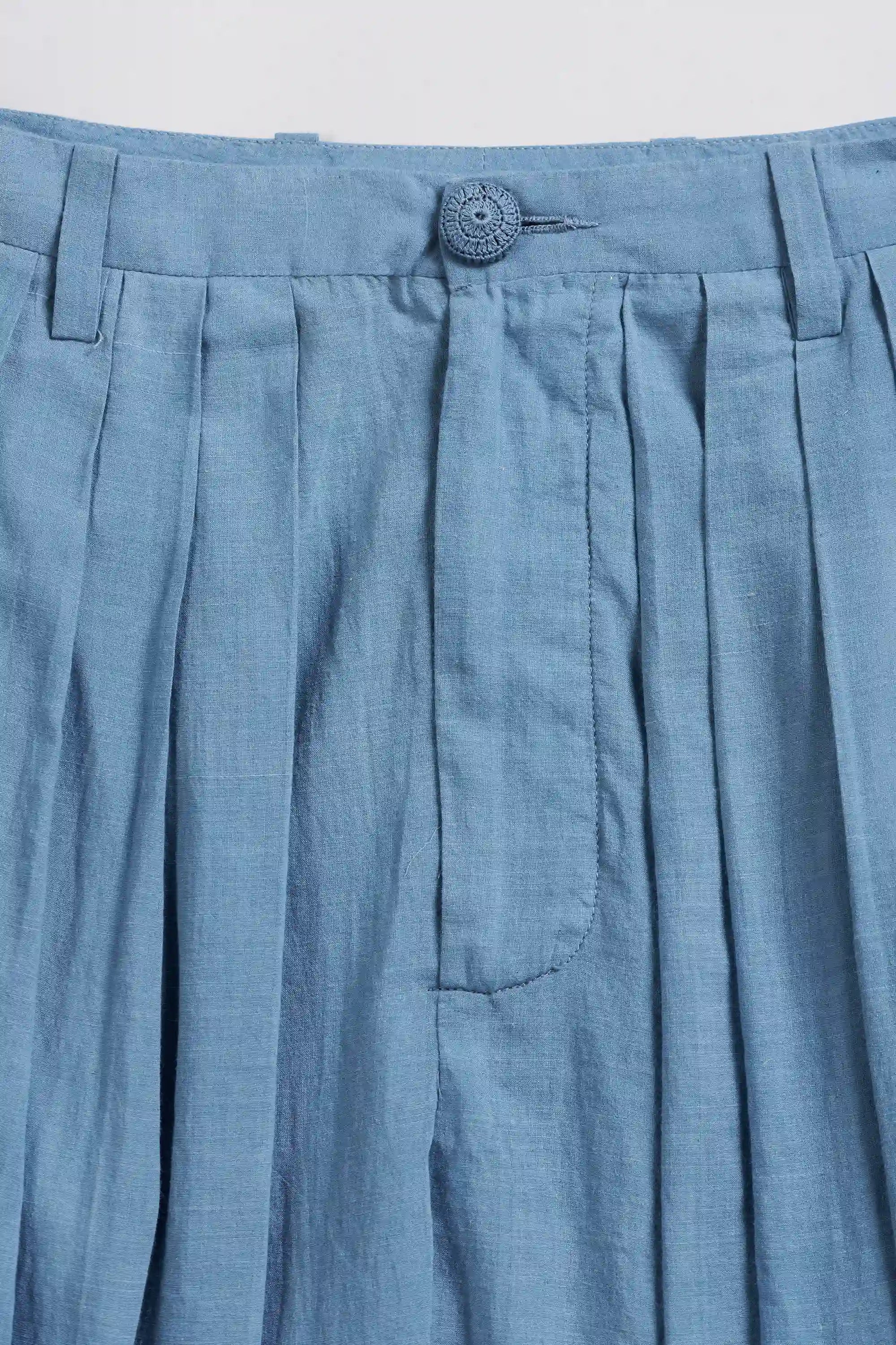 Women's Relaxed Pants in Powder Blue