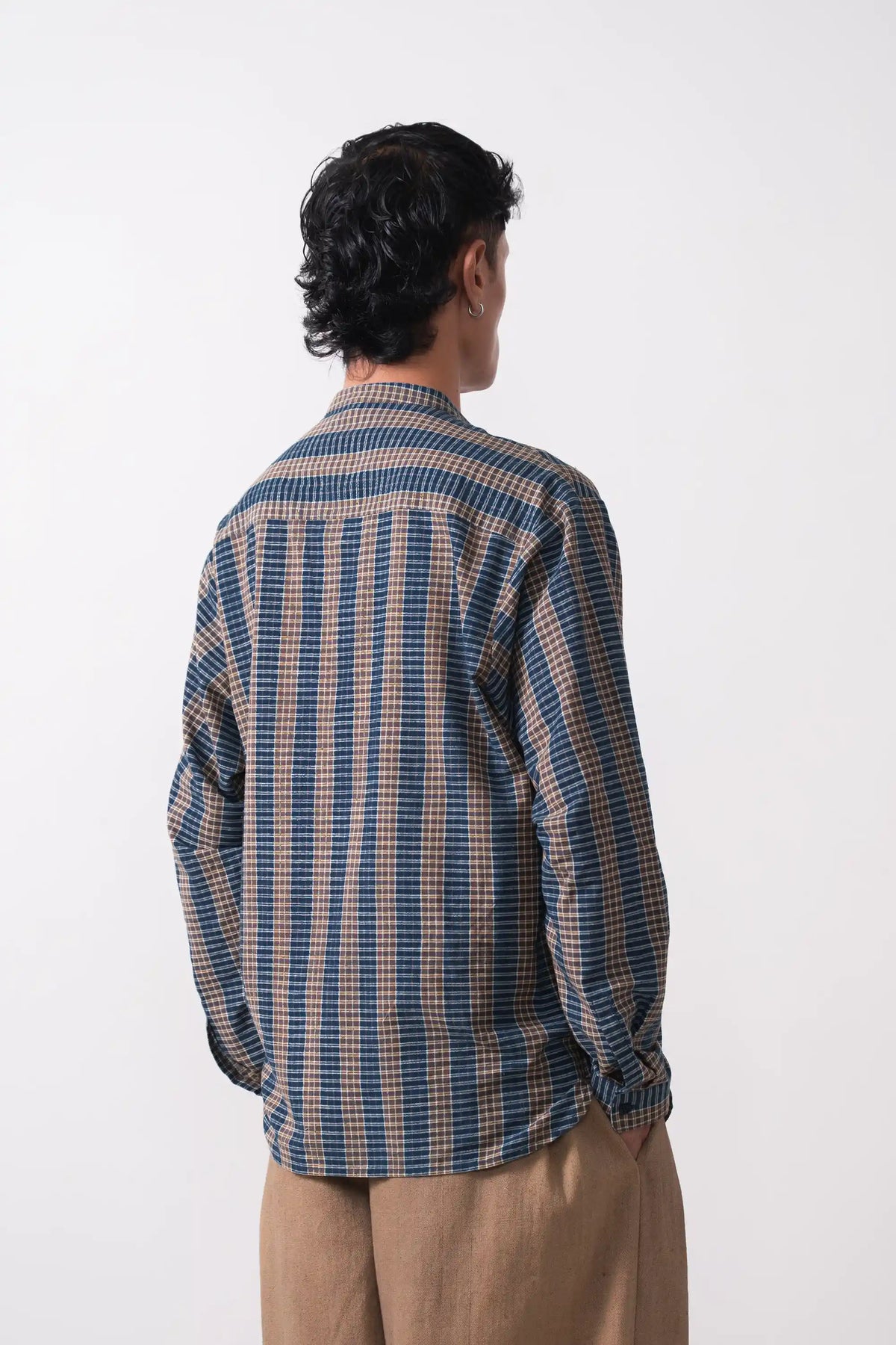 Multi-Colour Yarn Dyed Statement Cotton Shirt