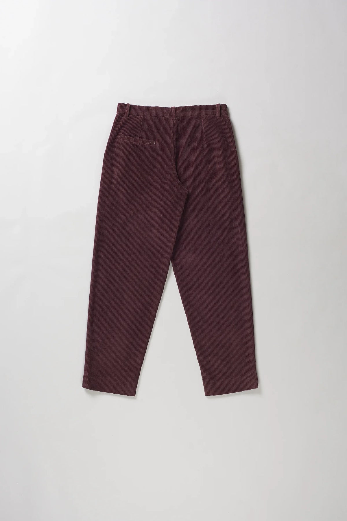 Purple Red Formal Pleated Trousers