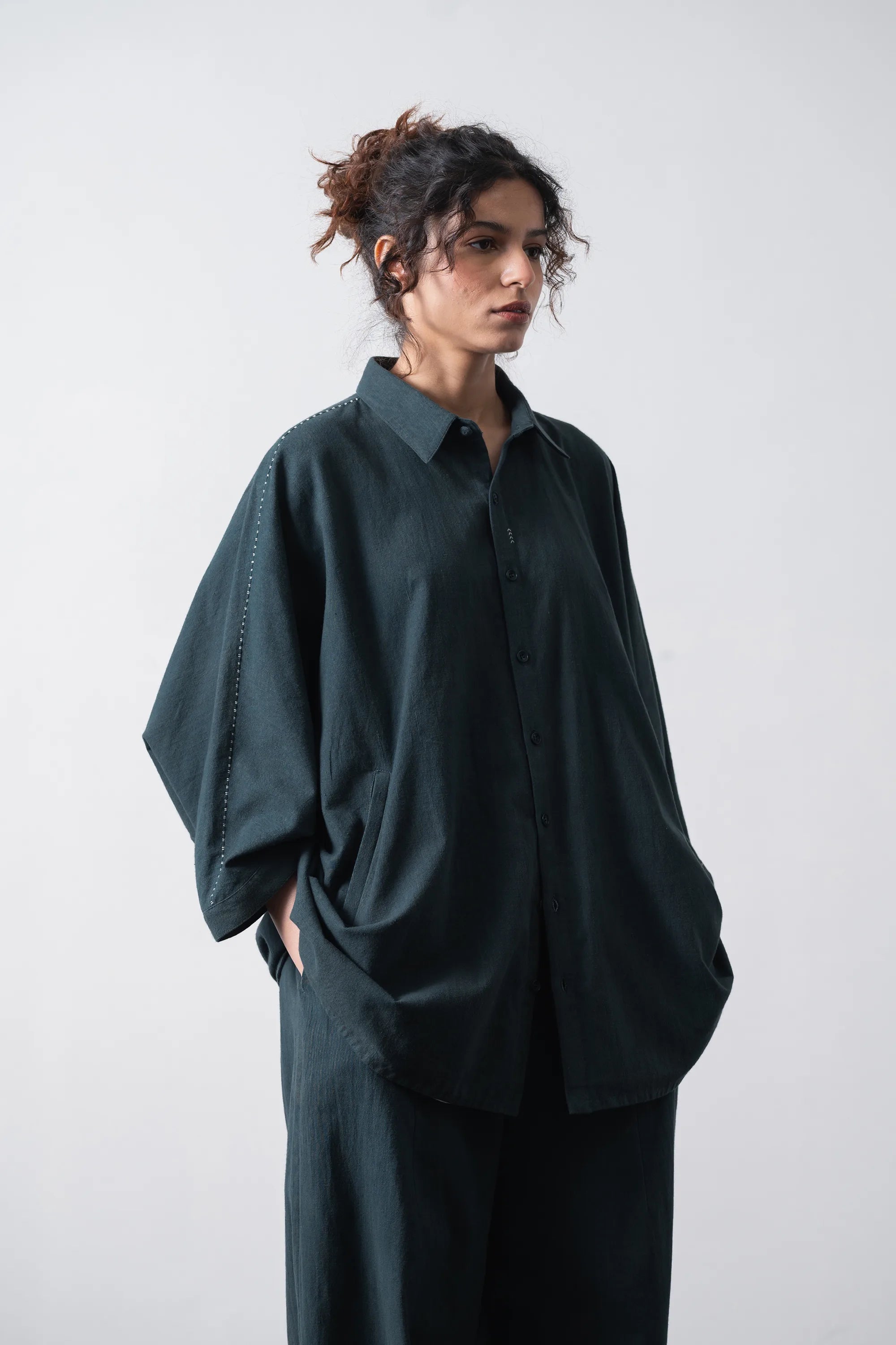 Black Indigo Relaxed Unisex Shirt