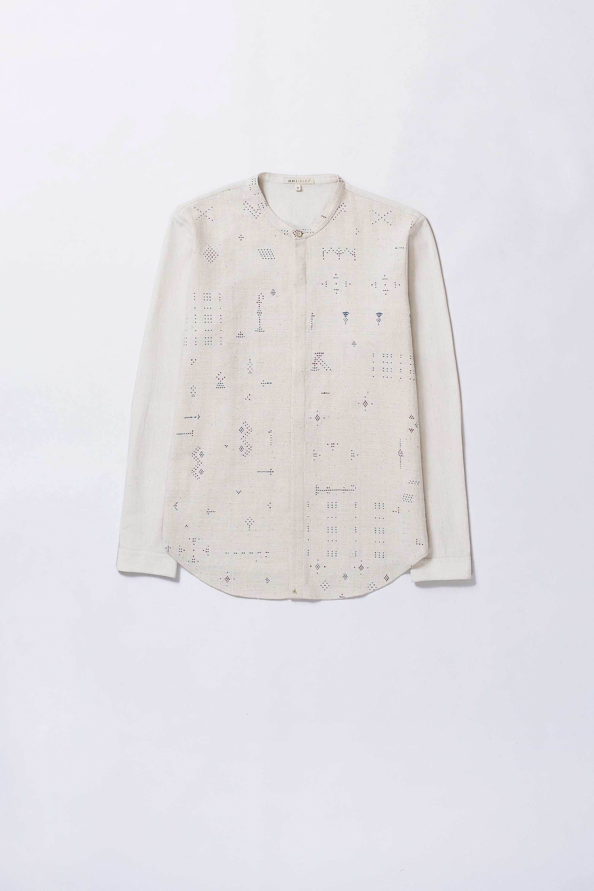 ECRU MEN'S SHIRT IN FINE COTTON