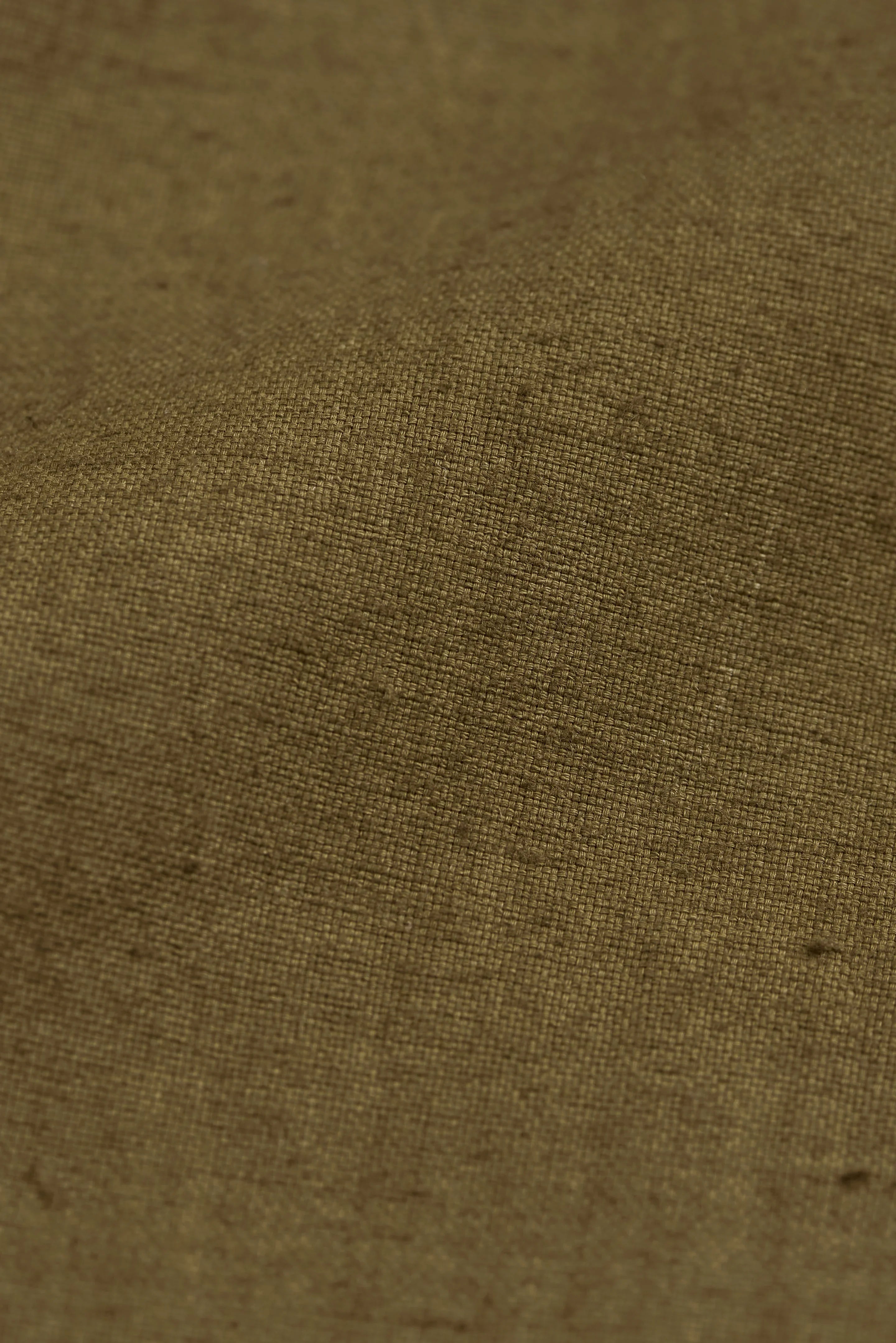 BAND COLLAR SHIRT IN KHAKHI GREEN