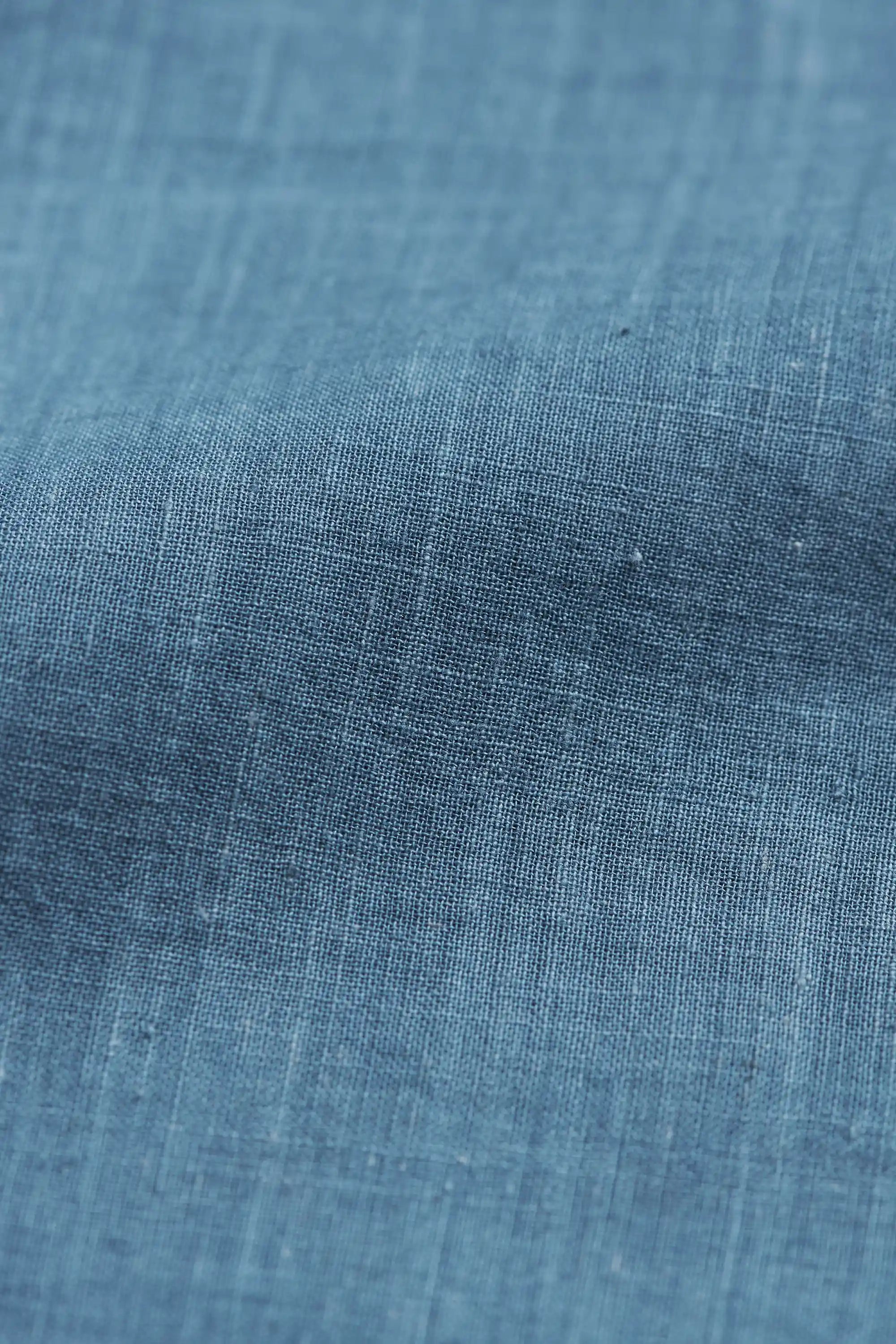 Close-up of blue fabric 