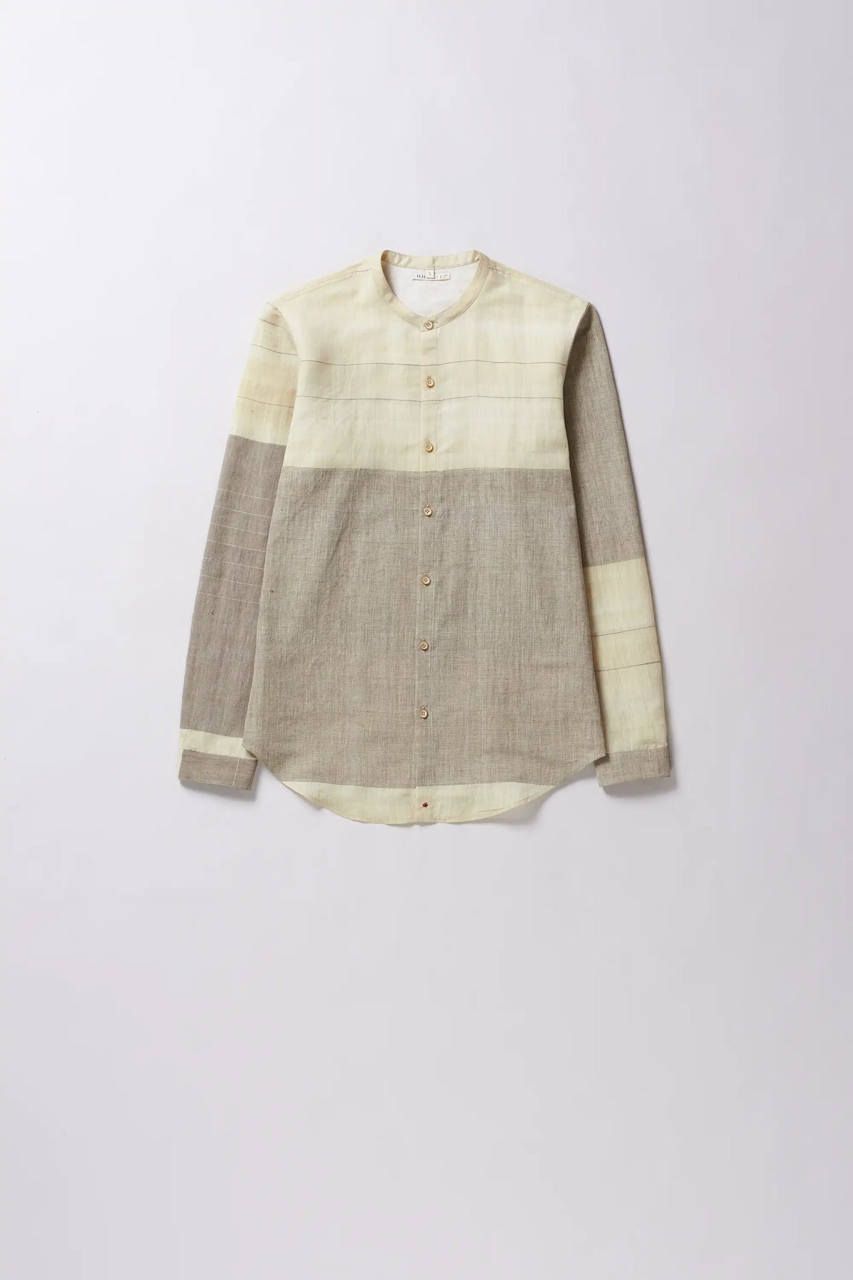Khaki green men's shirt