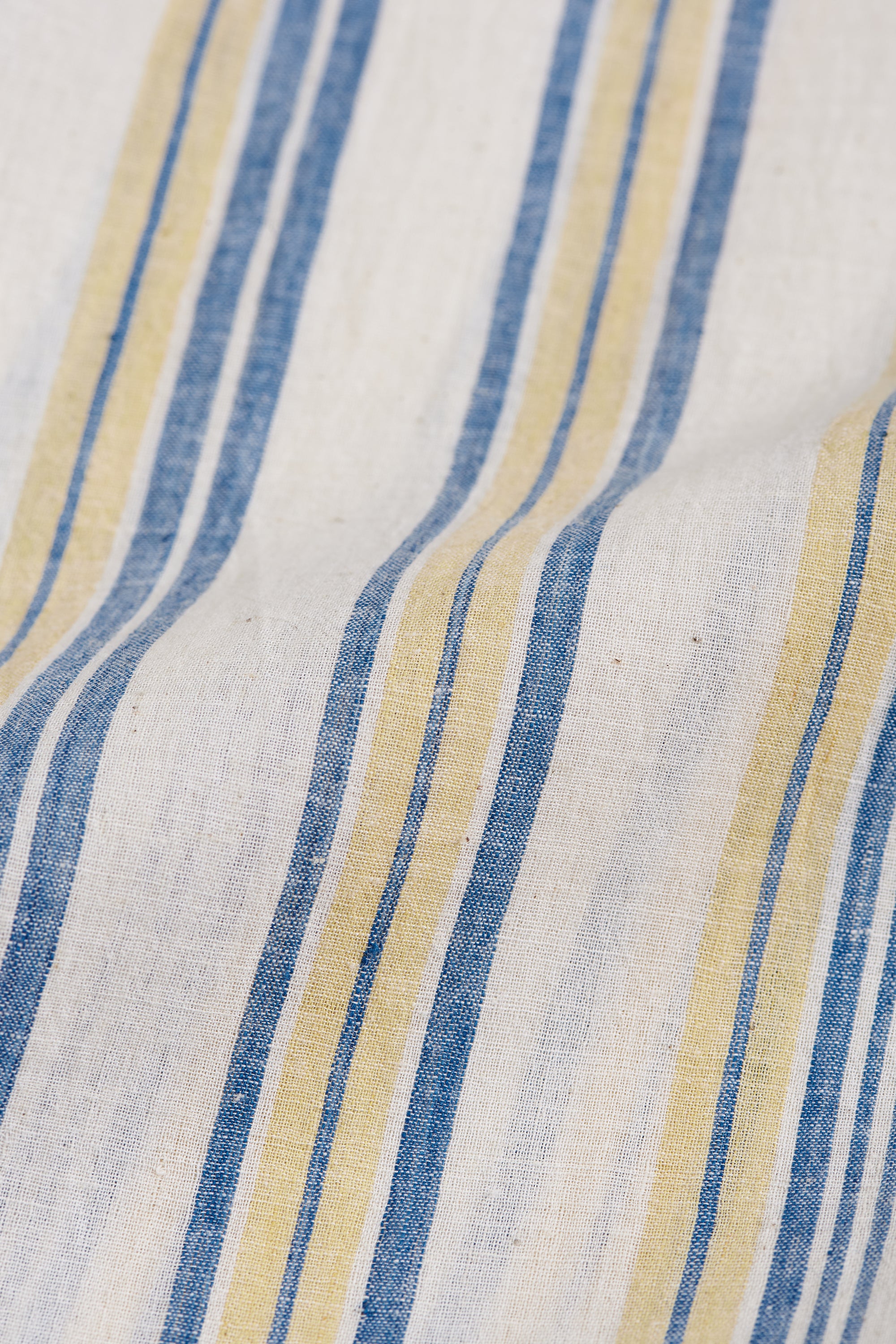 MULTI-COLOUR YARN DYED STRIPE STATEMENT KAFTAN DRESS