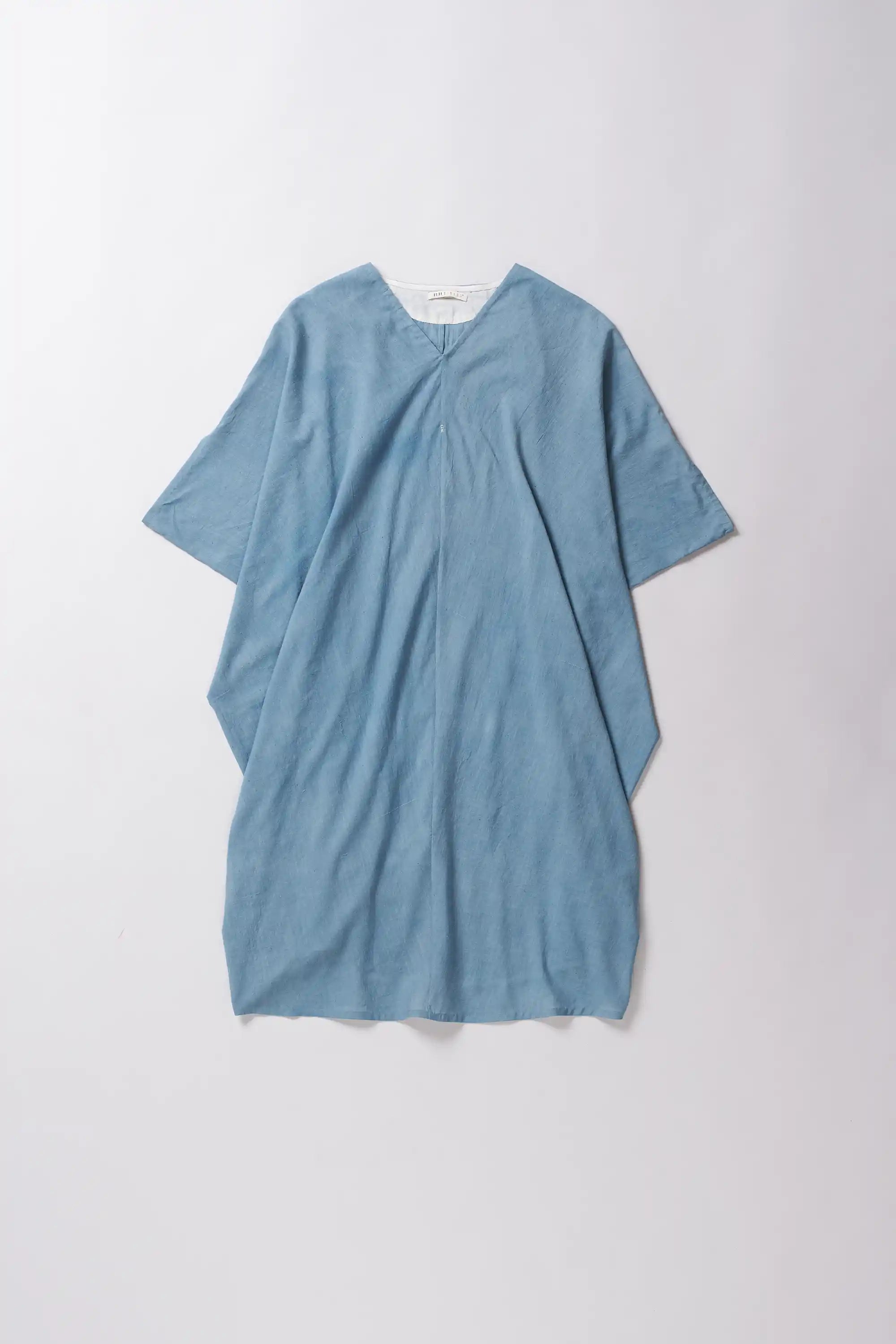 Powder Blue Vivory Drape Dress