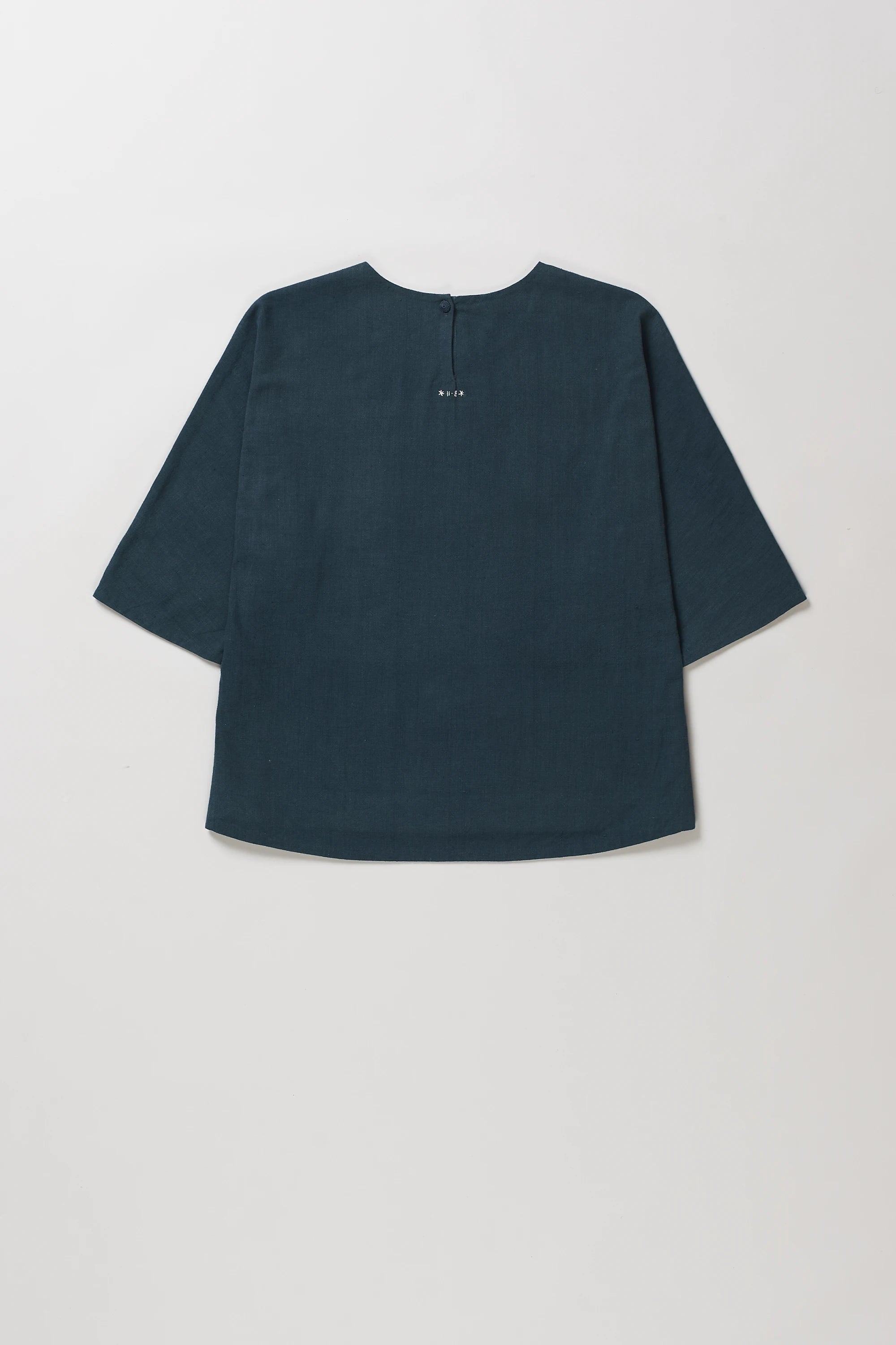 Black Indigo Cotton Pullover