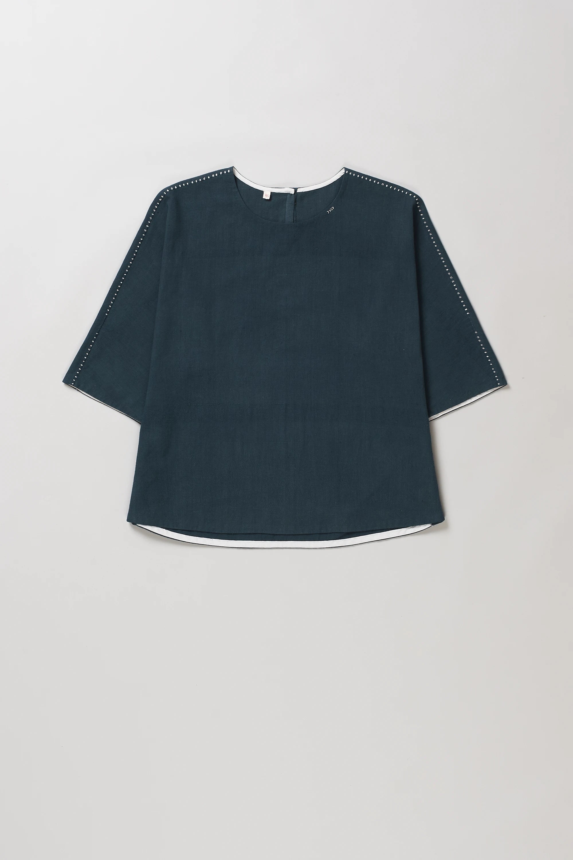 Black Indigo Cotton Pullover