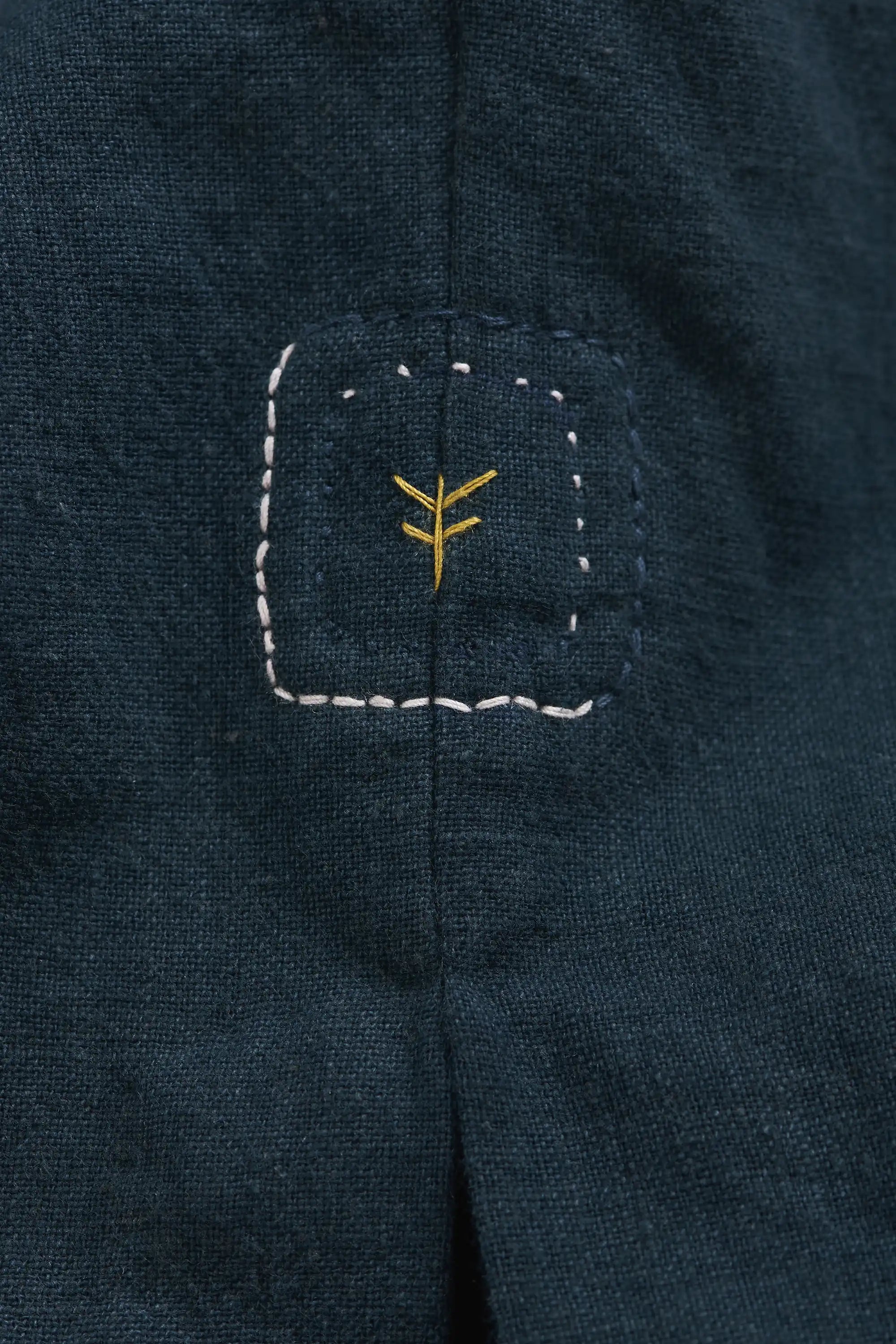 Black Indigo Cotton Pullover