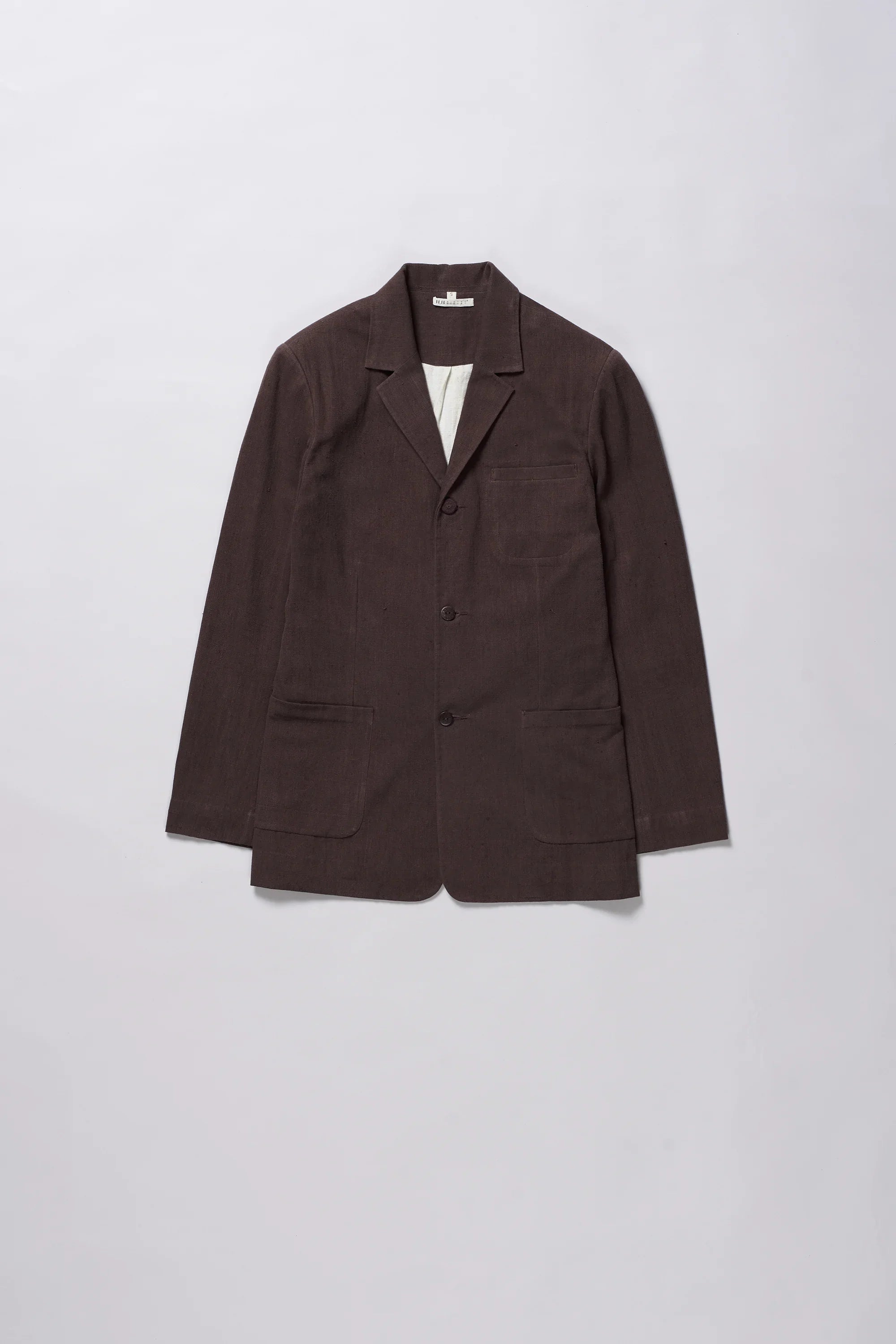 OVERSIZED JACKET IN BURNT UMBER