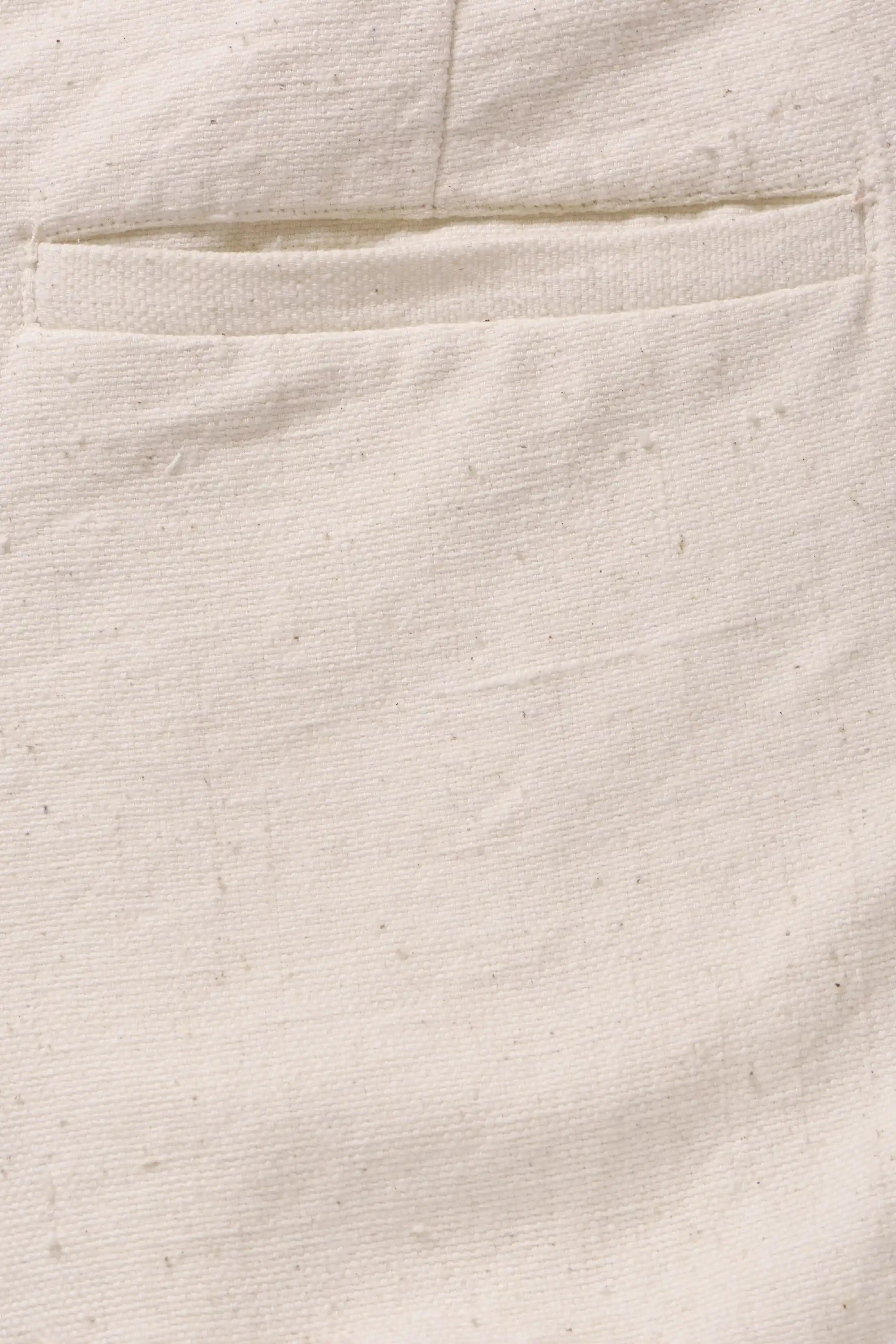 Zed Cotton Ecru Trouser