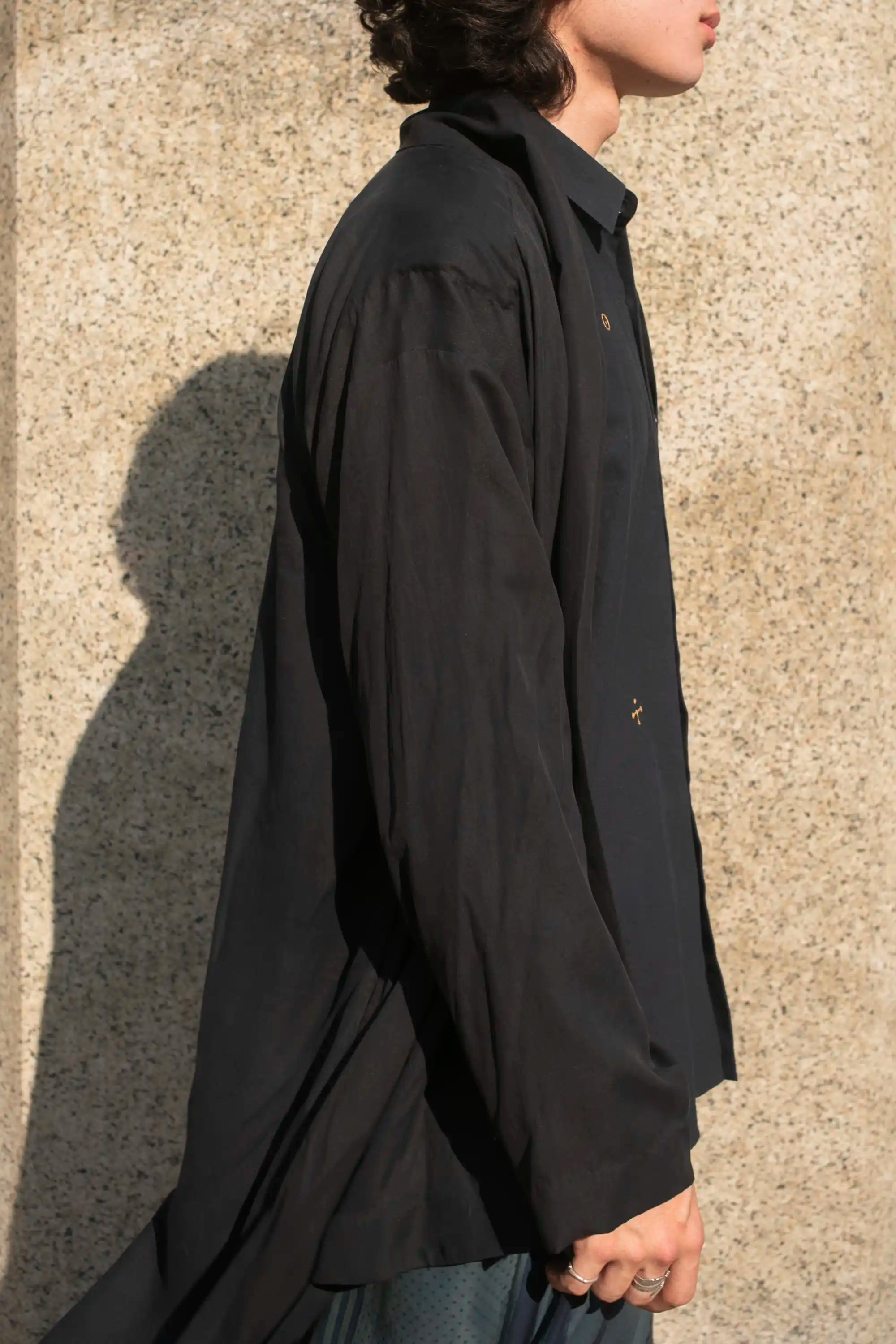 Black Kimono Coat