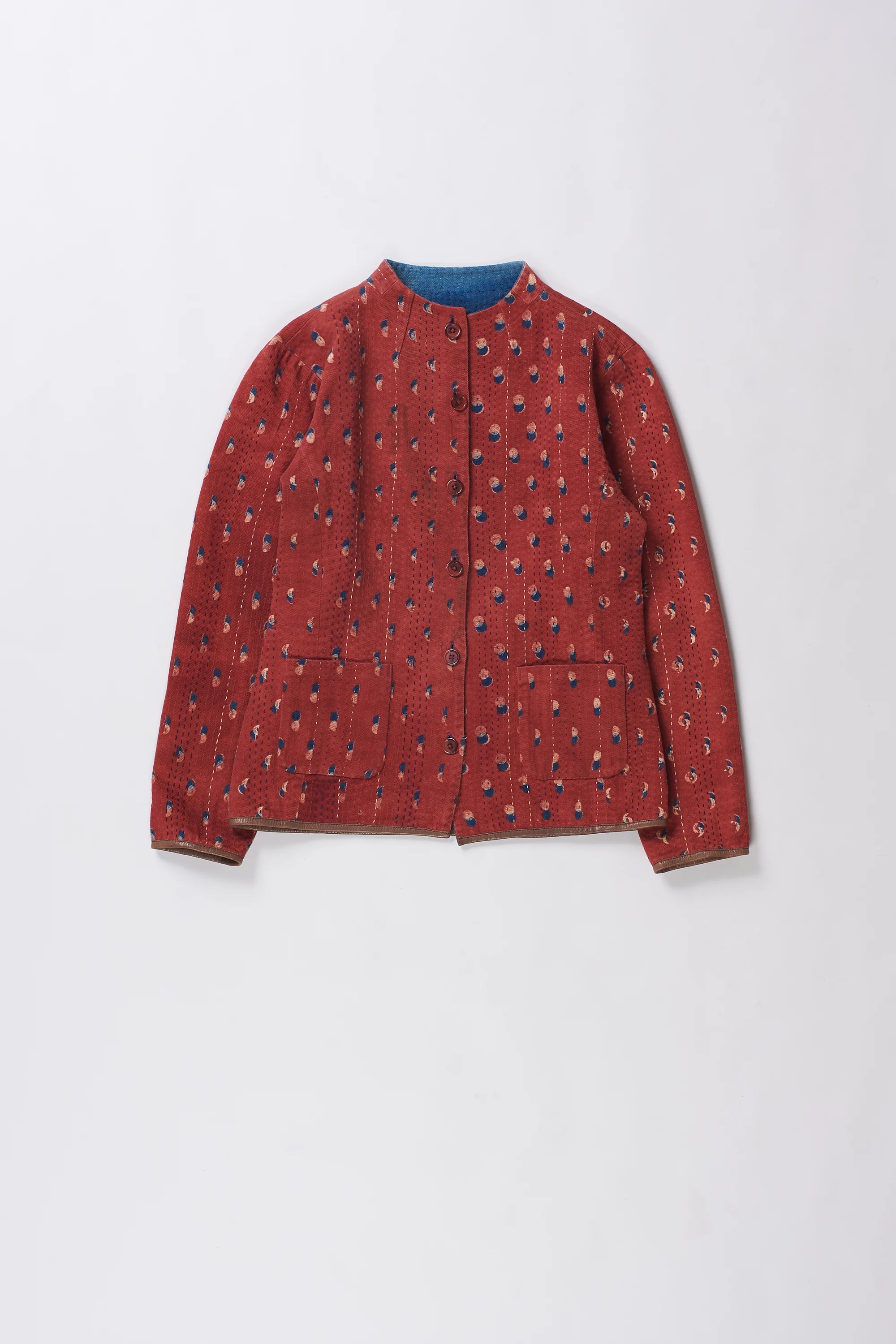 Omega Reverisble Jacket with Block Print