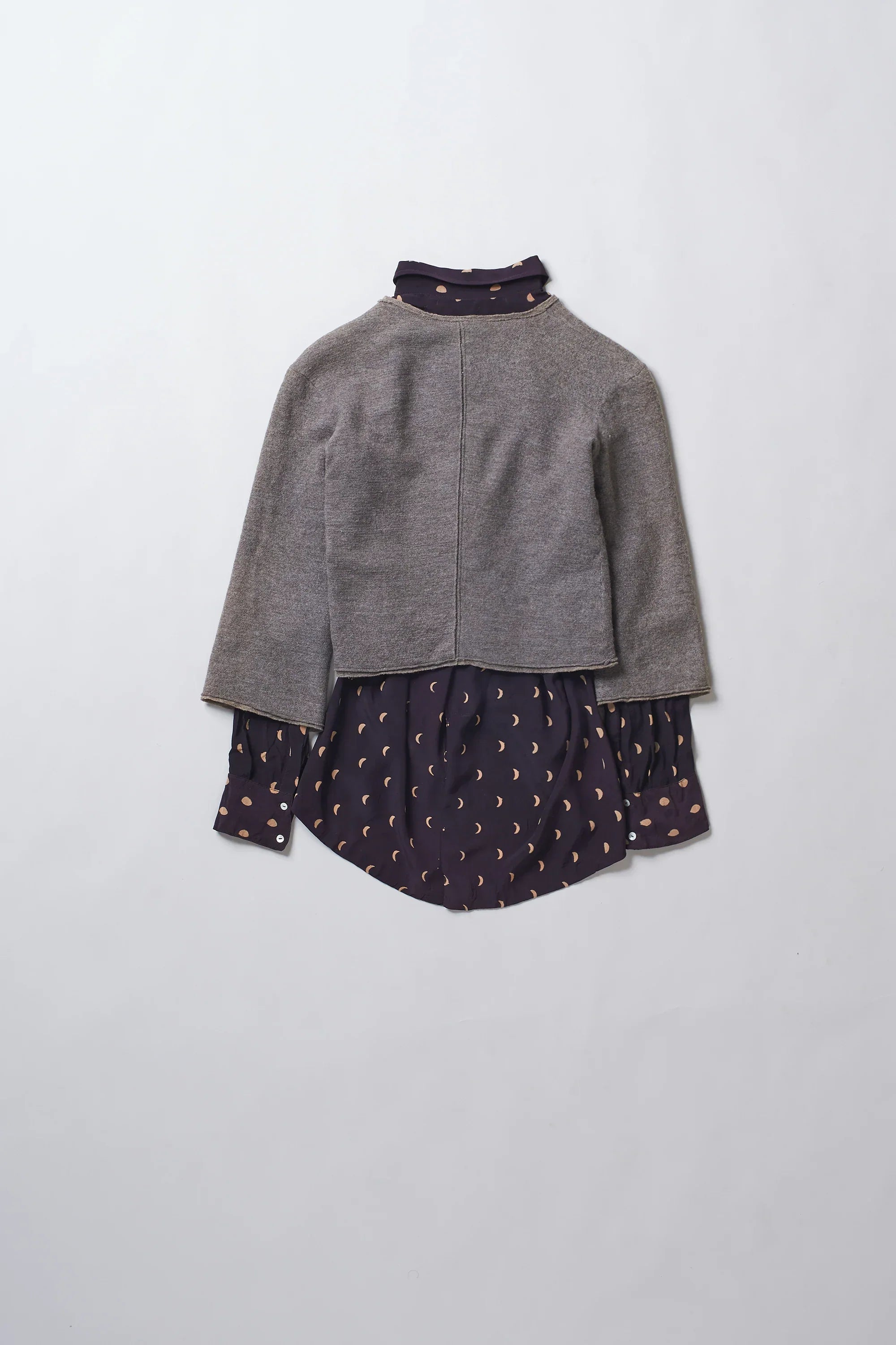 Axe Double Layer Cardigan