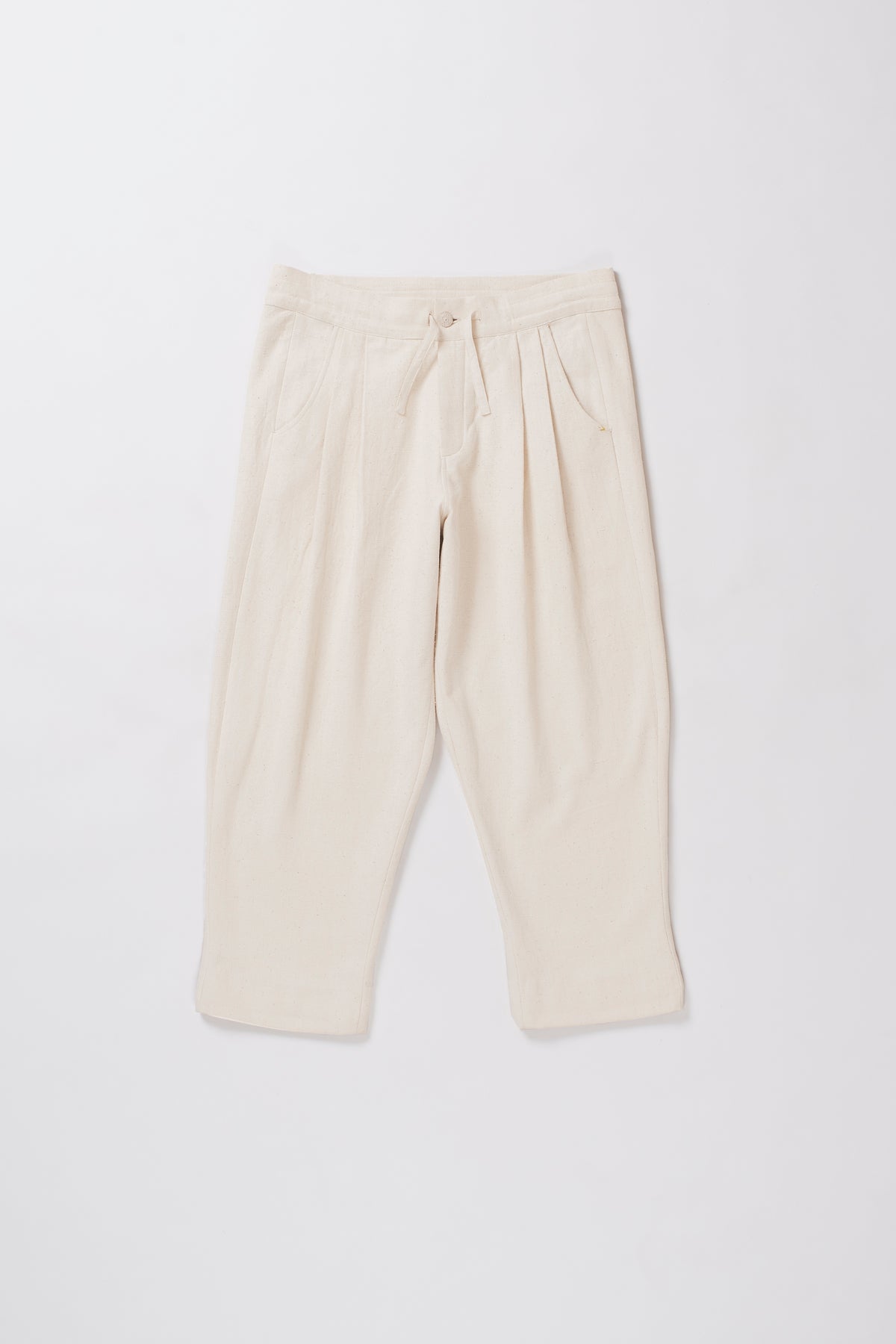 Ecru cotton pant