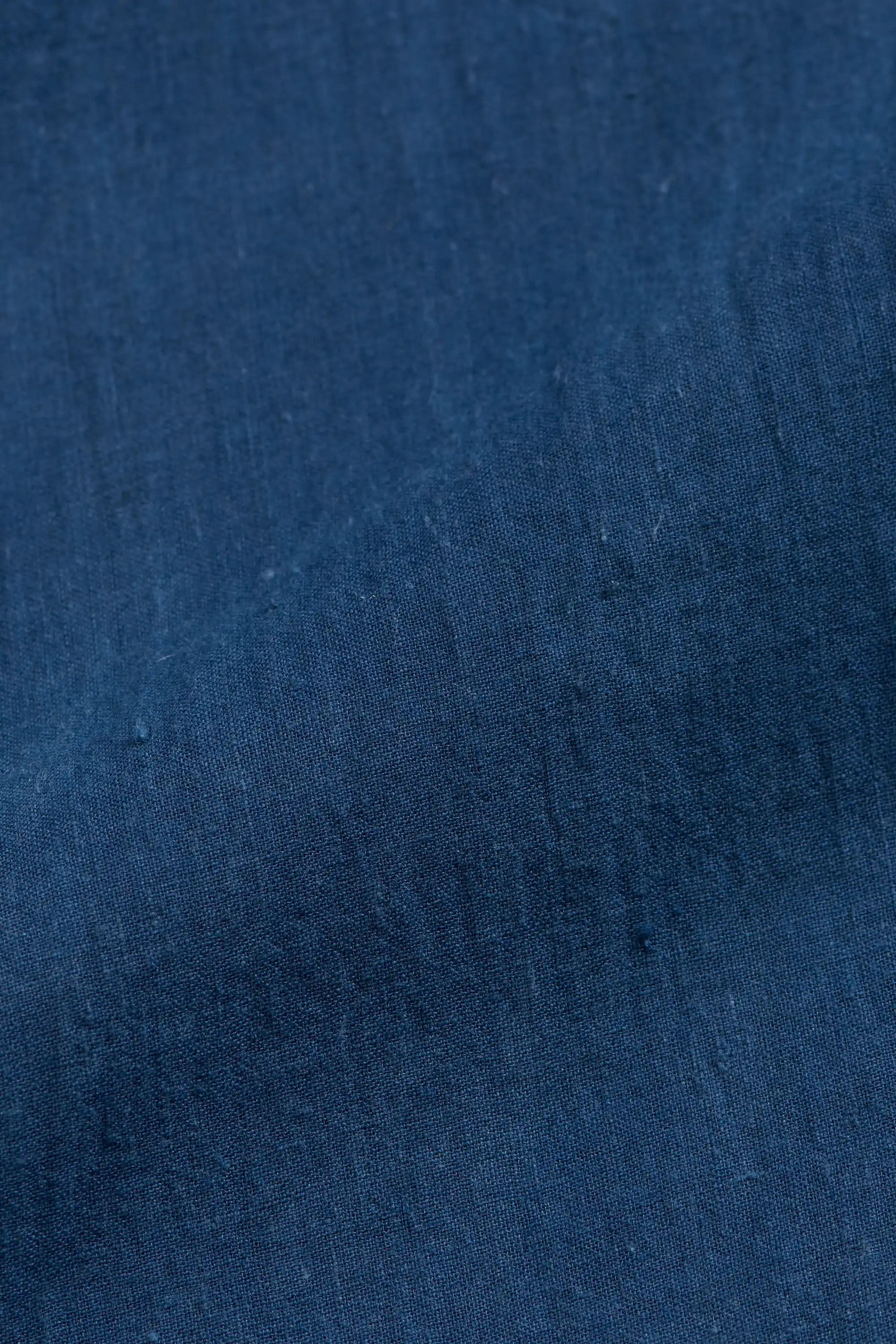 Blue fabric close-up