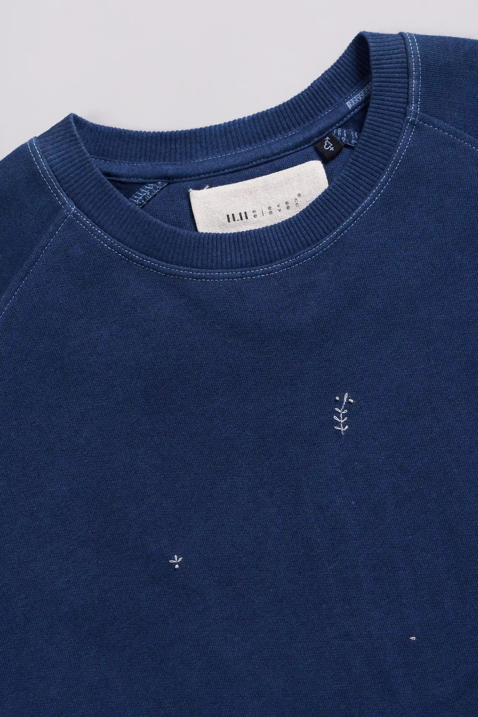 Organic Cotton Sweatshirt in Medium Indigo