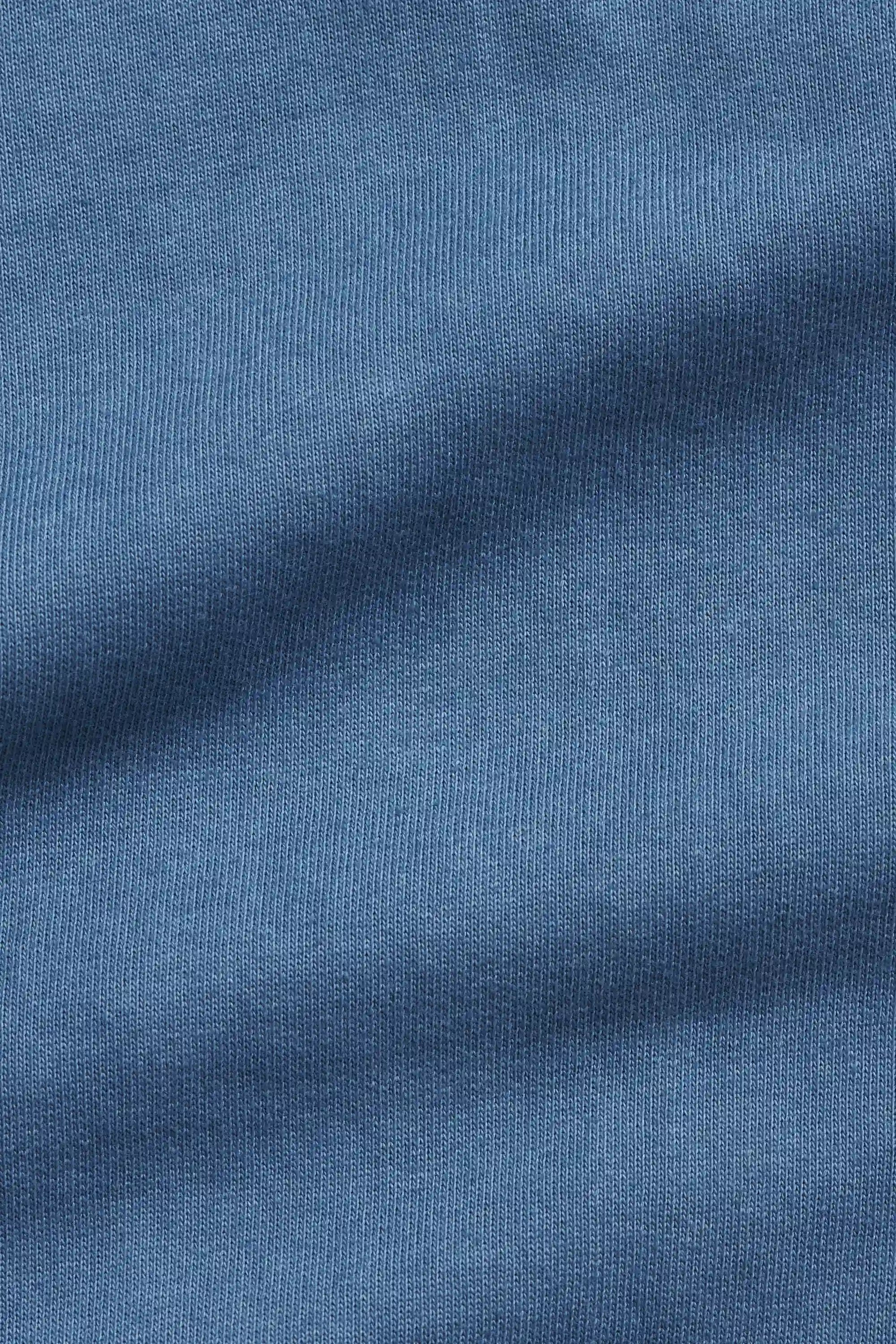 Close-up of blue fabric 