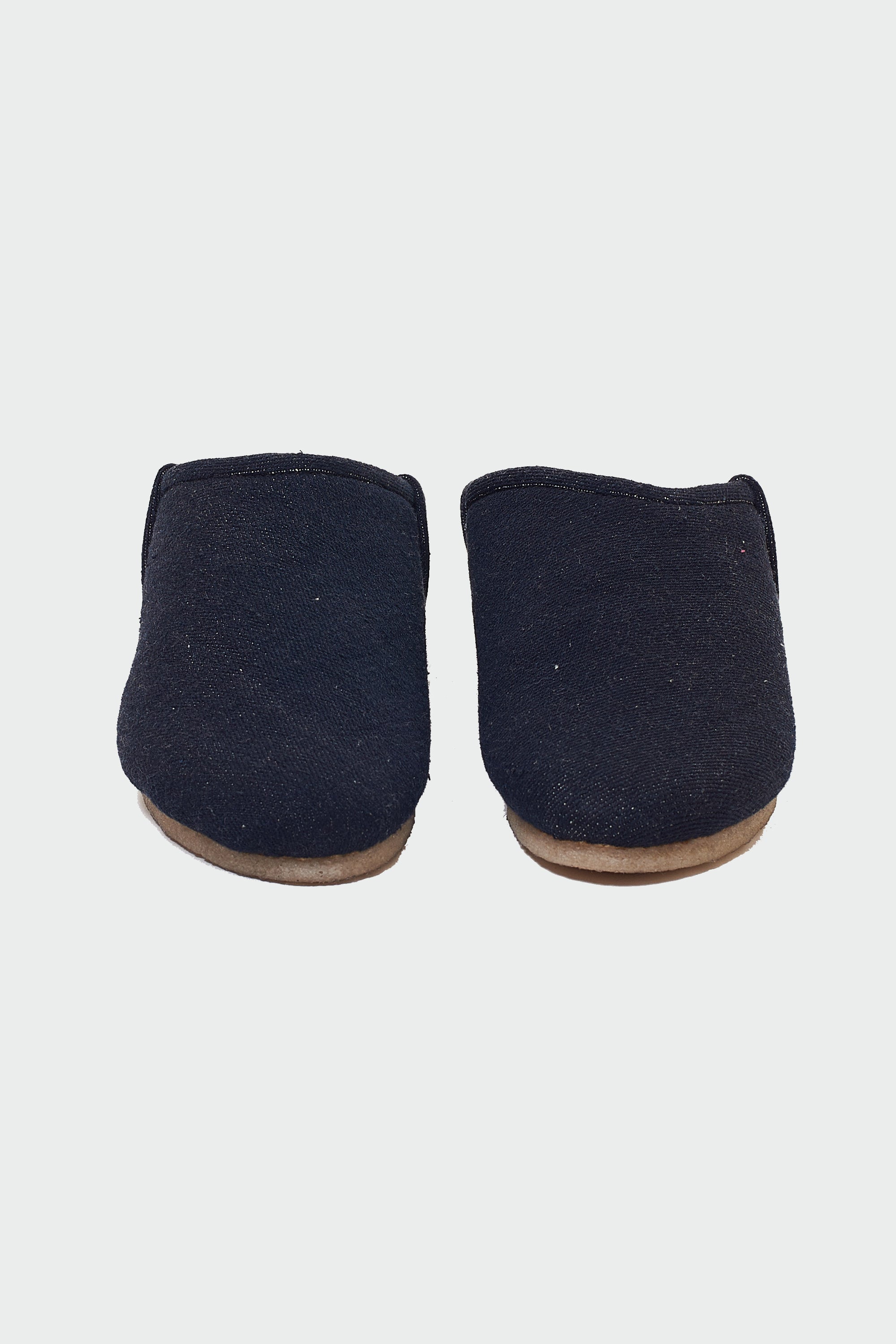 MIDNIGHT INDIGO DENIM HANDMADE SLIP ON