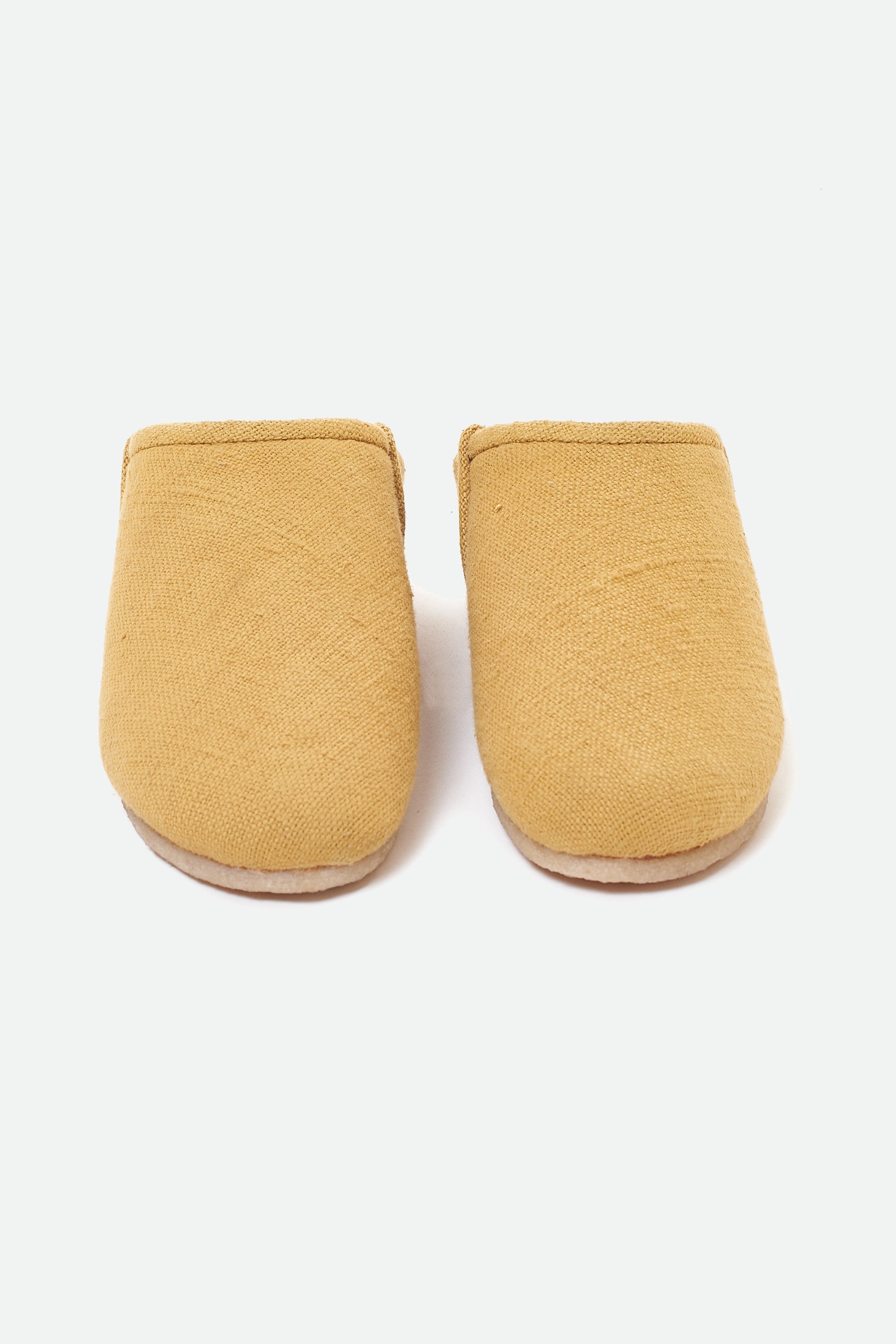 YELLOW HANDMADE SLIP -ON