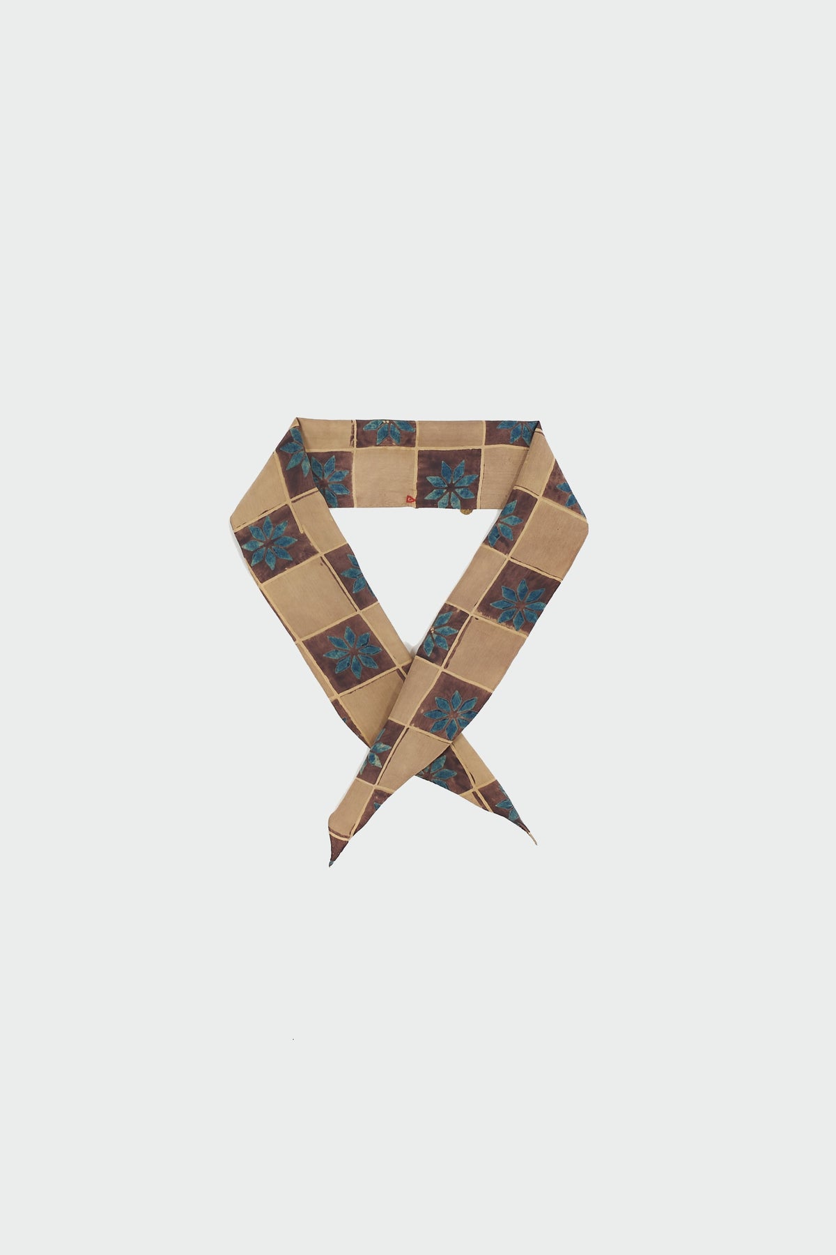 MULTI-COLOUR BLOCK PRINTED BANDANA