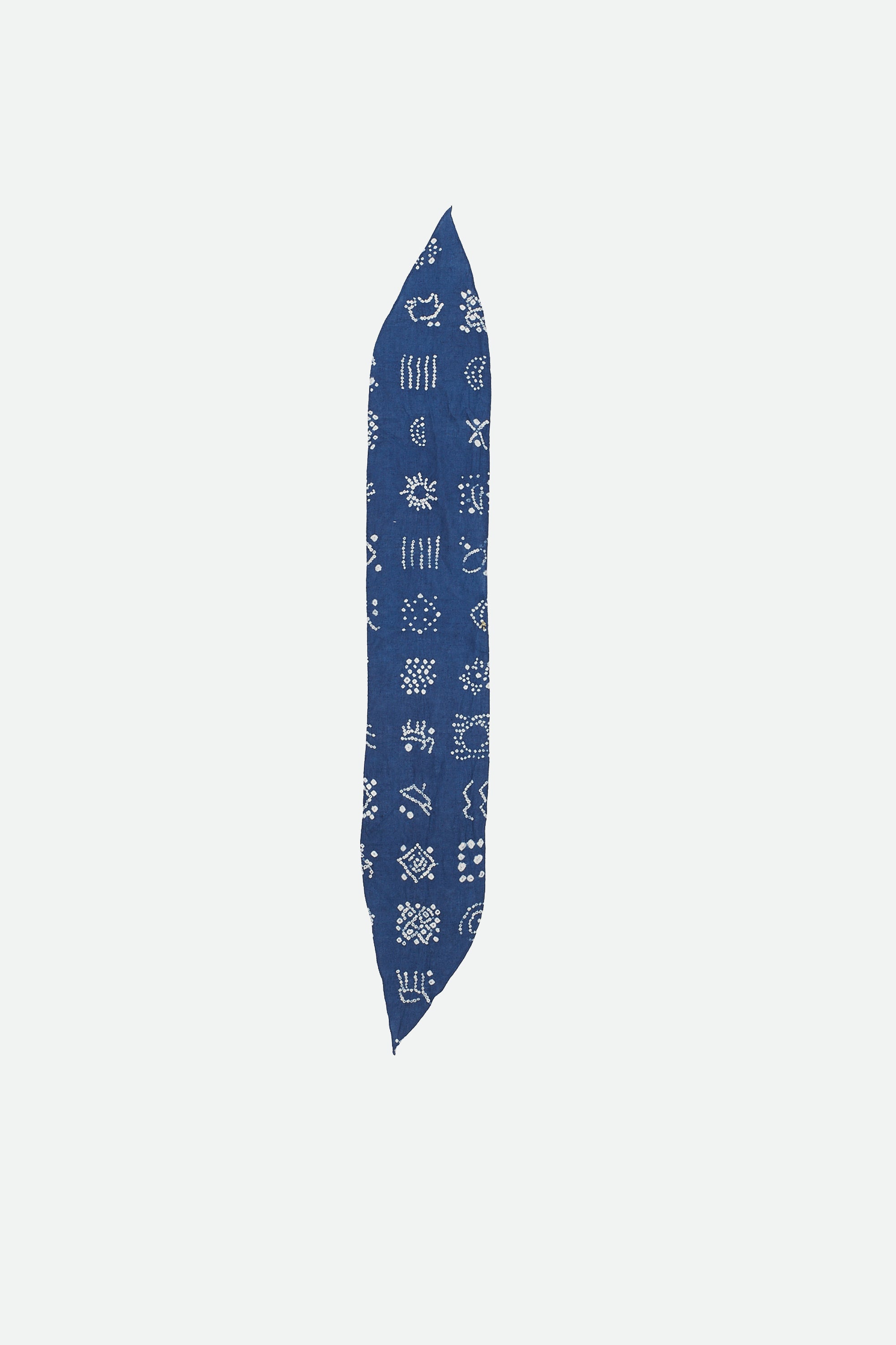 MEDIUM INDIGO SILK BANDHANI