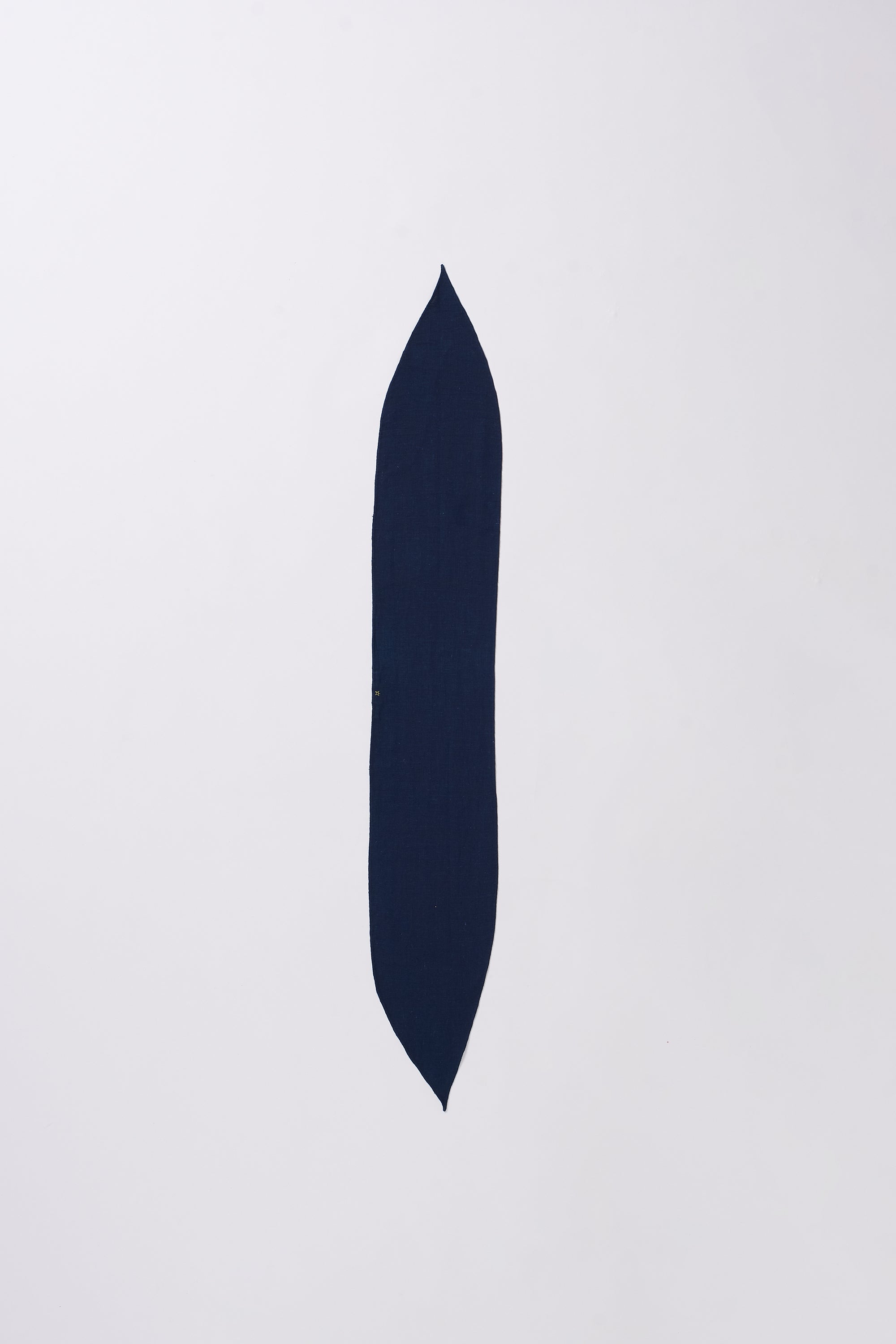 HEIRLOOM COTTON BANDANA WITH NATURAL INDIGO