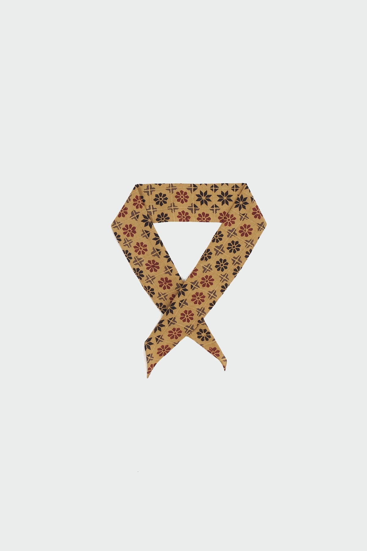 Antangordi Tile Inspired Block Print Organic Cotton Bandana